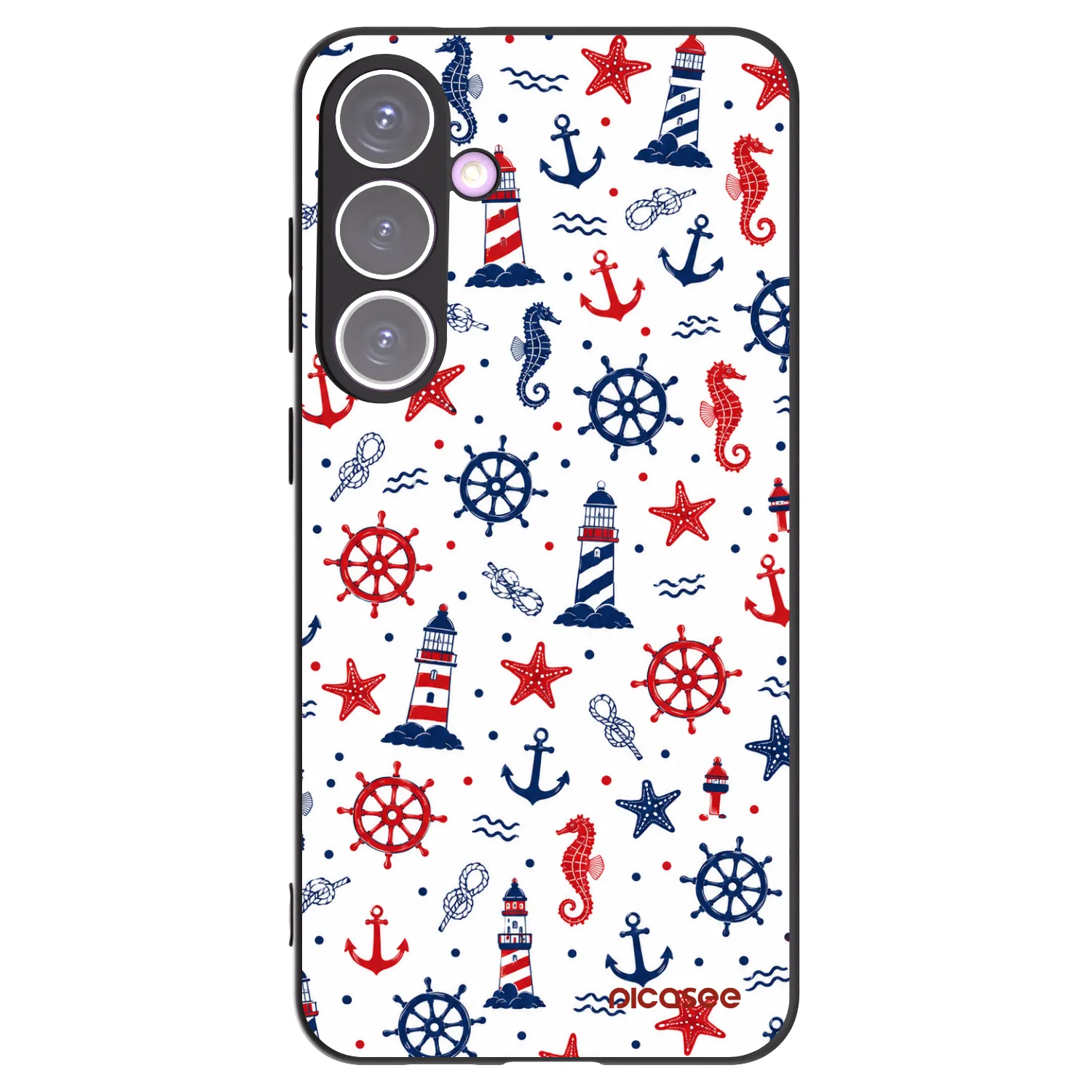Picasee silikonový černý obal pro Samsung Galaxy S24+ S926B 5G - Sailor Vibes