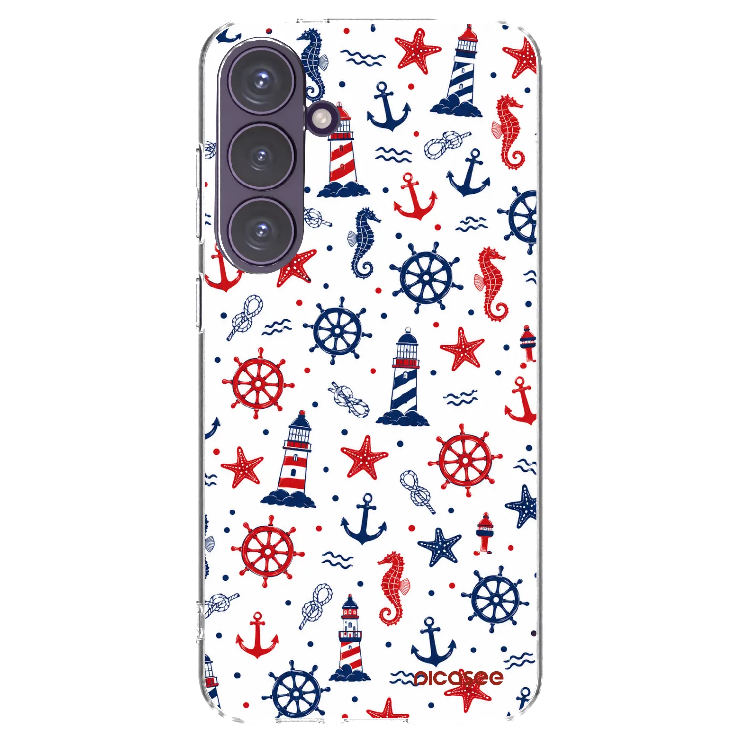 Picasee silikonový průhledný obal pro Samsung Galaxy S24+ S926B 5G - Sailor Vibes