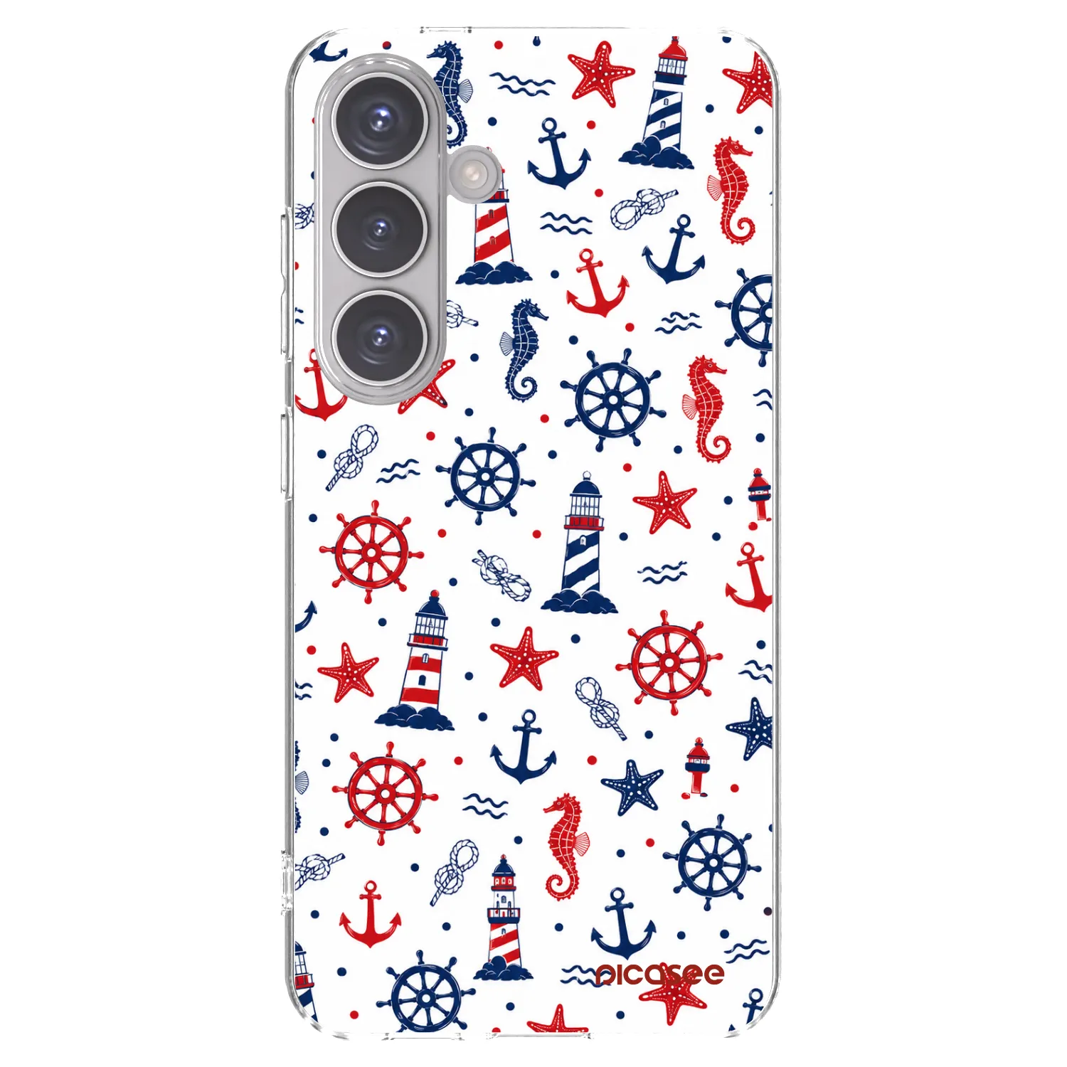 Picasee silikonový průhledný obal pro Samsung Galaxy S24 S921B 5G - Sailor Vibes