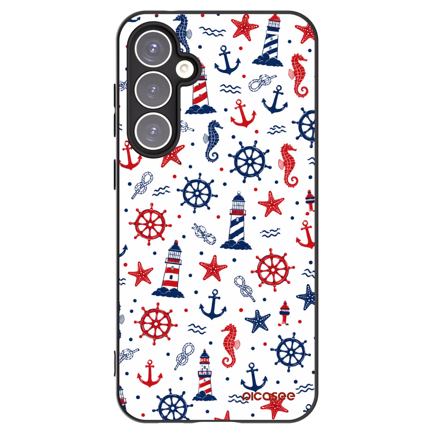Picasee silikonový černý obal pro Samsung Galaxy S23 FE S711B - Sailor Vibes