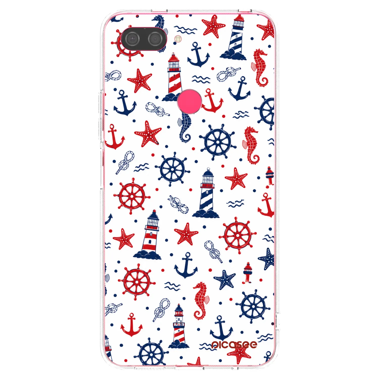 Picasee silikonový průhledný obal pro Xiaomi Mi 8 Lite - Sailor Vibes