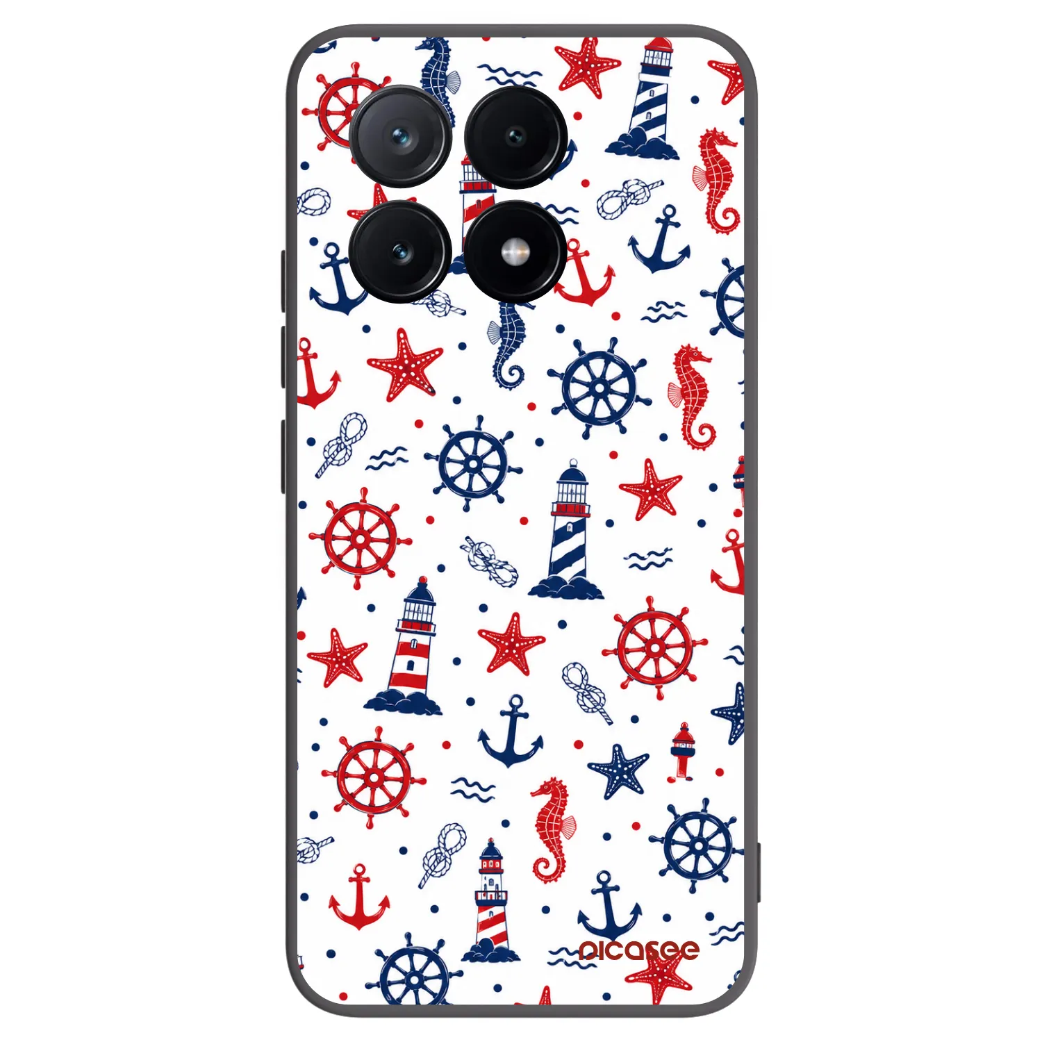 Picasee silikonový černý obal pro Xiaomi Poco X6 Pro - Sailor Vibes