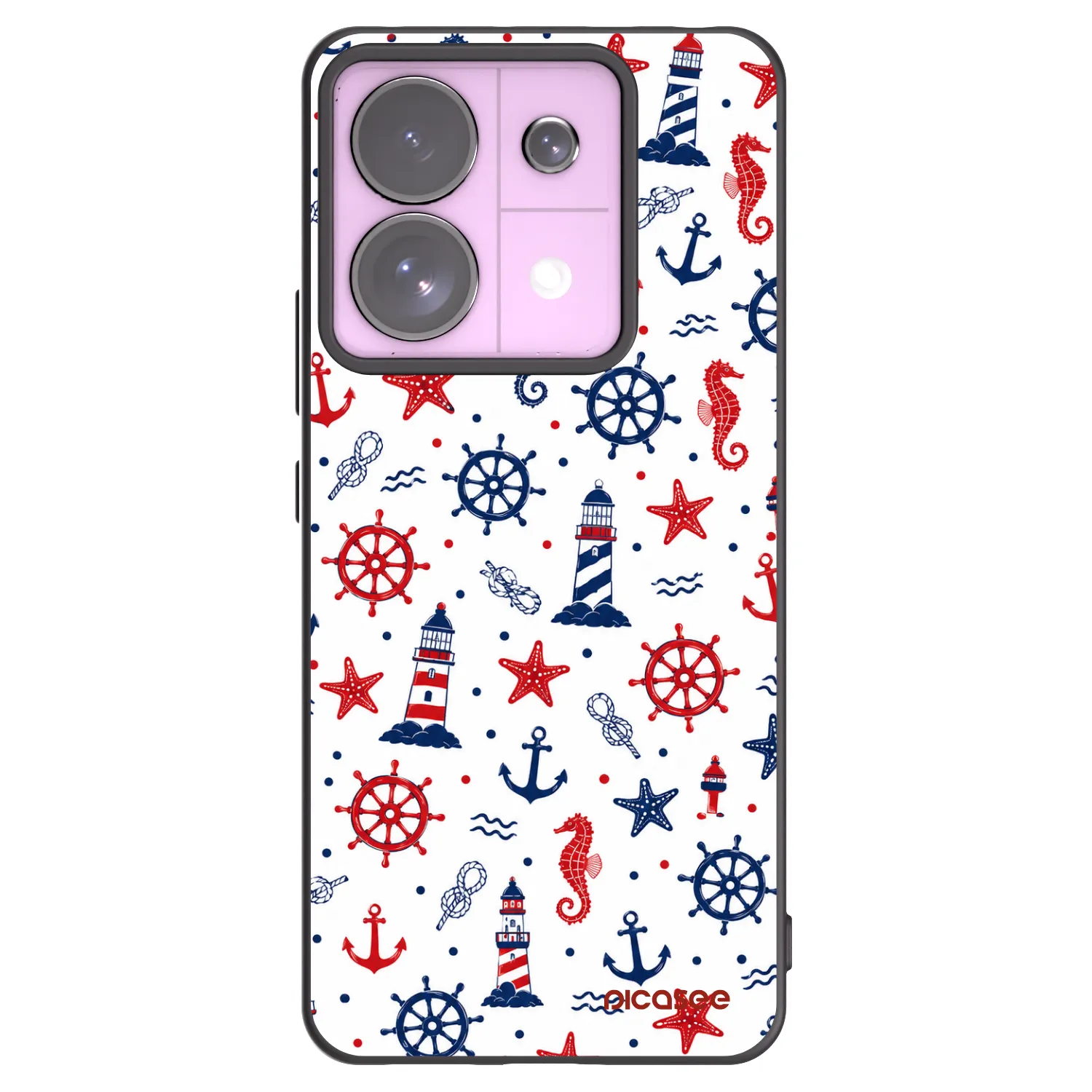 Picasee silikonový černý obal pro Xiaomi Redmi Note 13 Pro 5G - Sailor Vibes