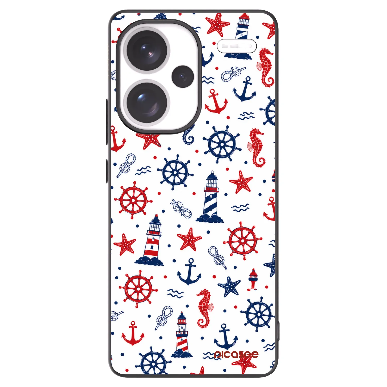 Picasee silikonový černý obal pro Xiaomi Redmi Note 13 Pro+ 5G - Sailor Vibes