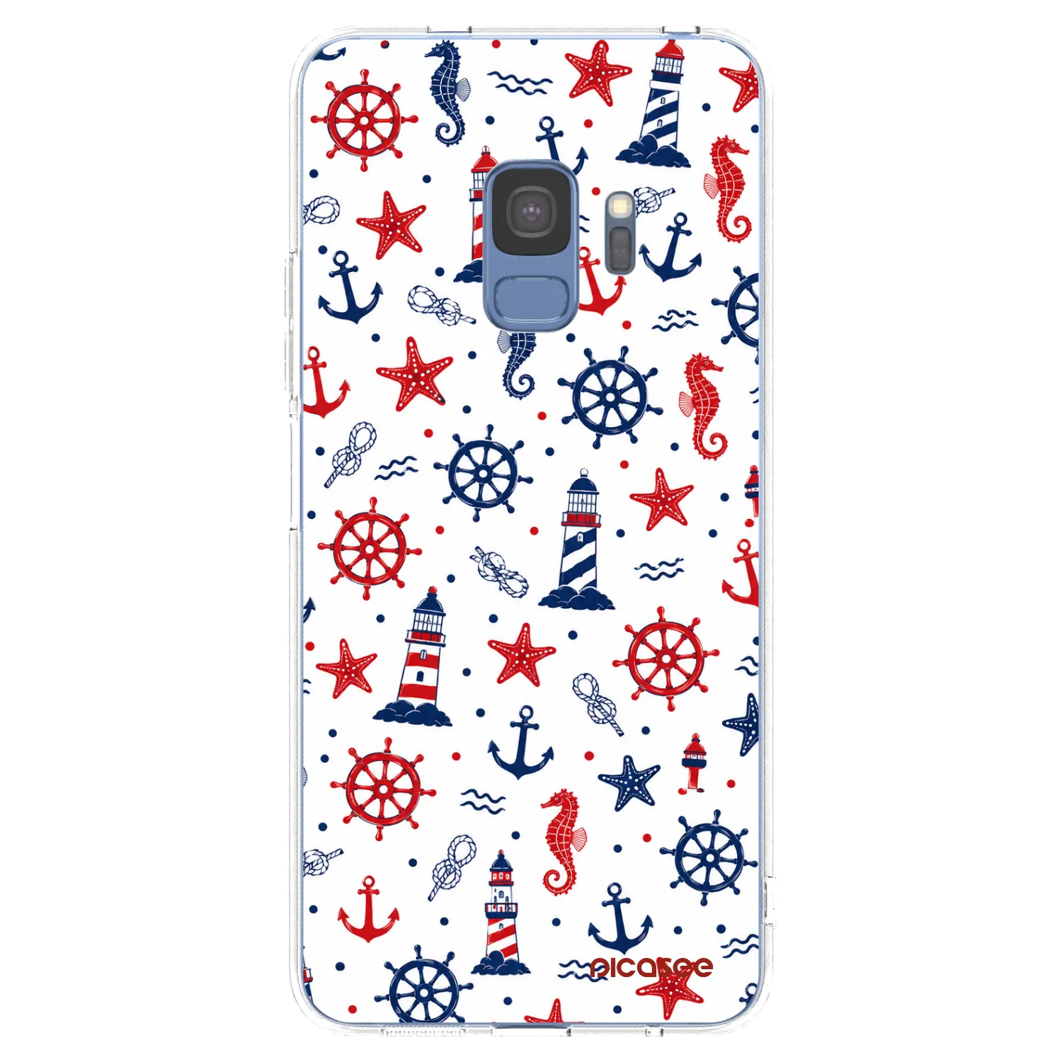 Picasee silikonový průhledný obal pro Samsung Galaxy S9 G960F - Sailor Vibes