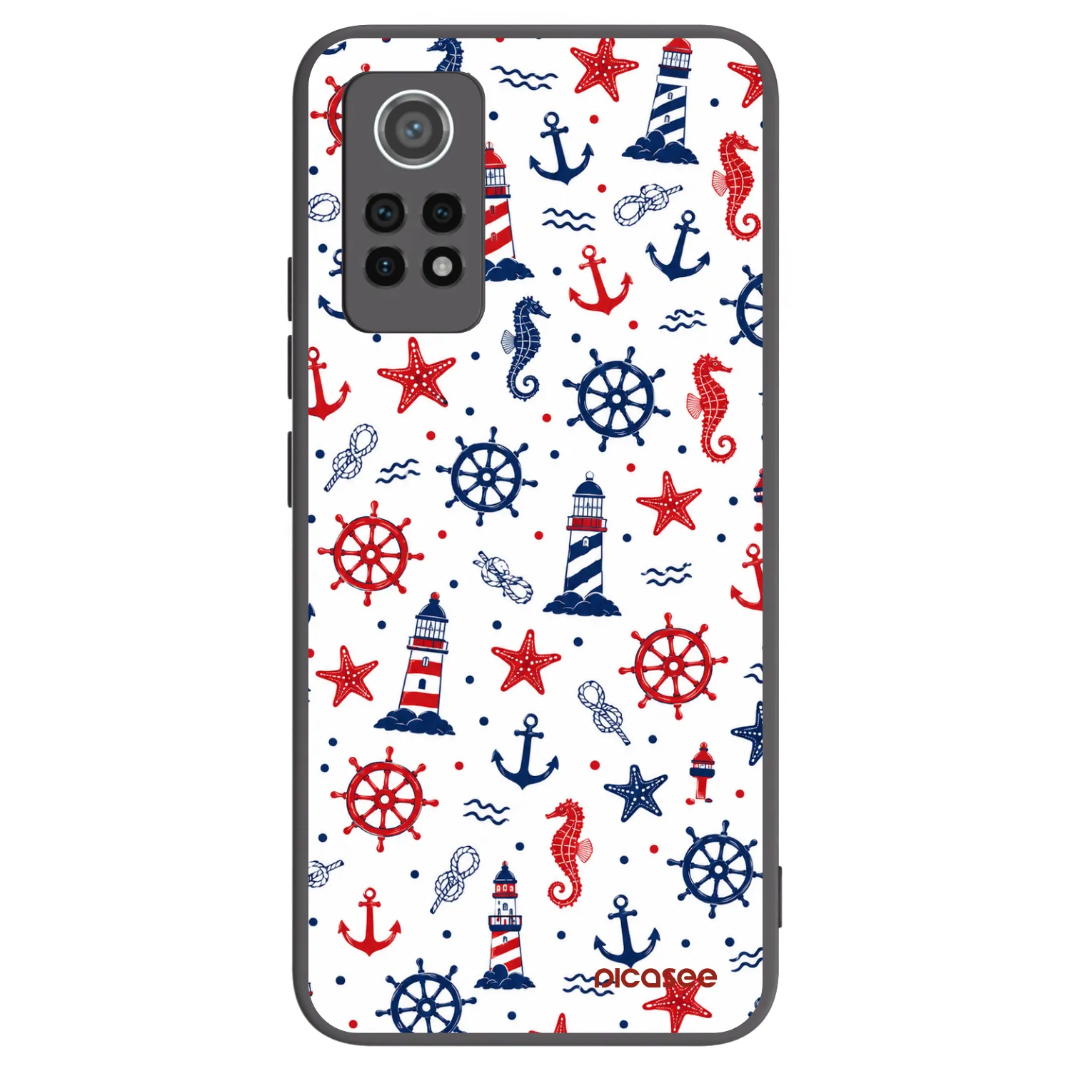 Picasee silikonový černý obal pro Xiaomi Redmi Note 12 Pro 4G - Sailor Vibes