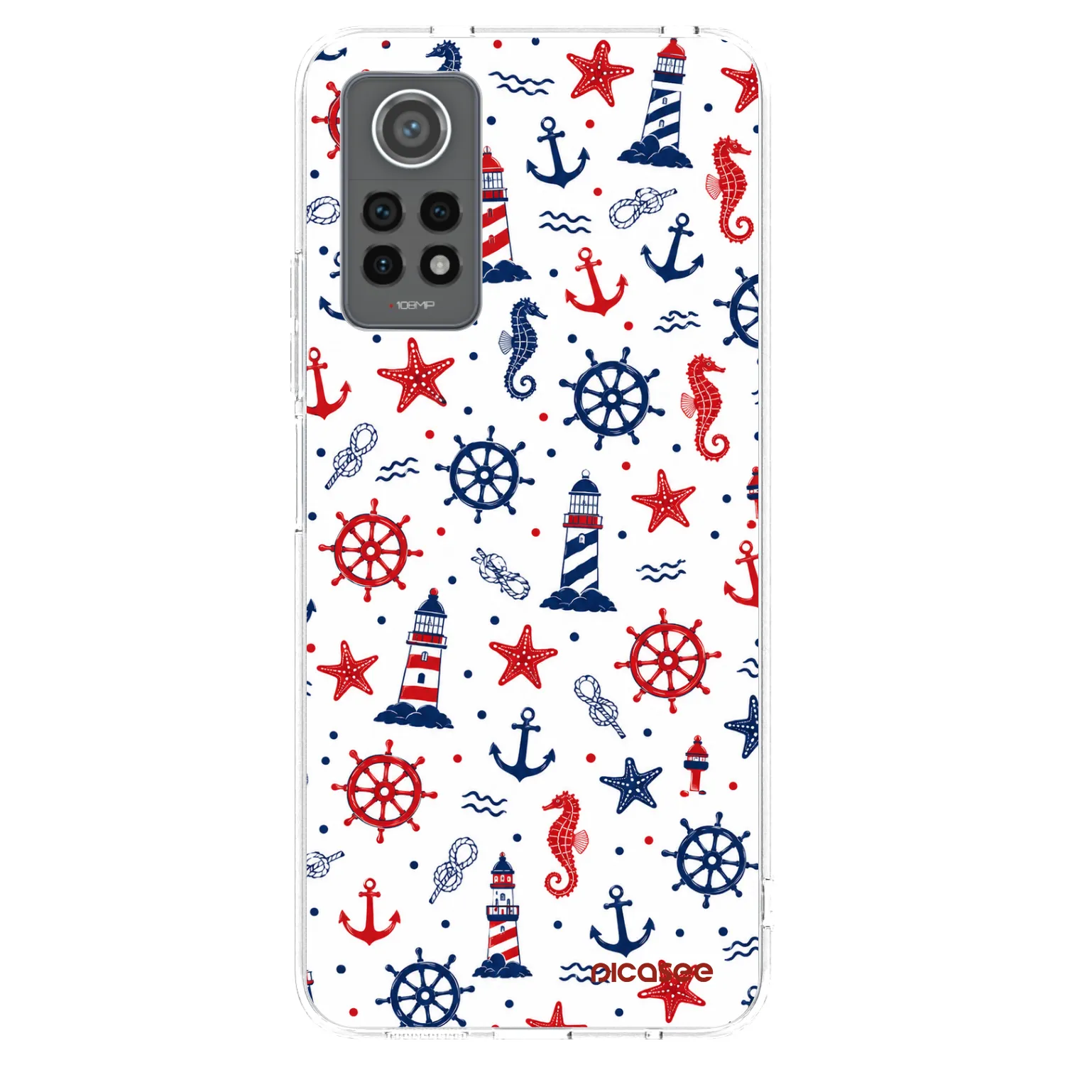 Picasee silikonový průhledný obal pro Xiaomi Redmi Note 12 Pro 4G - Sailor Vibes
