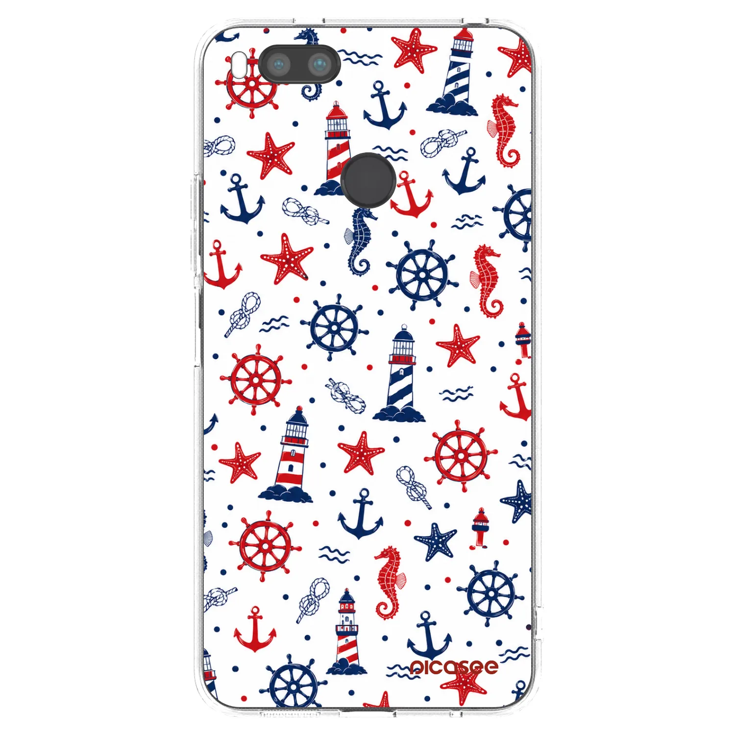 Picasee silikonový průhledný obal pro Xiaomi Mi A1 Global - Sailor Vibes