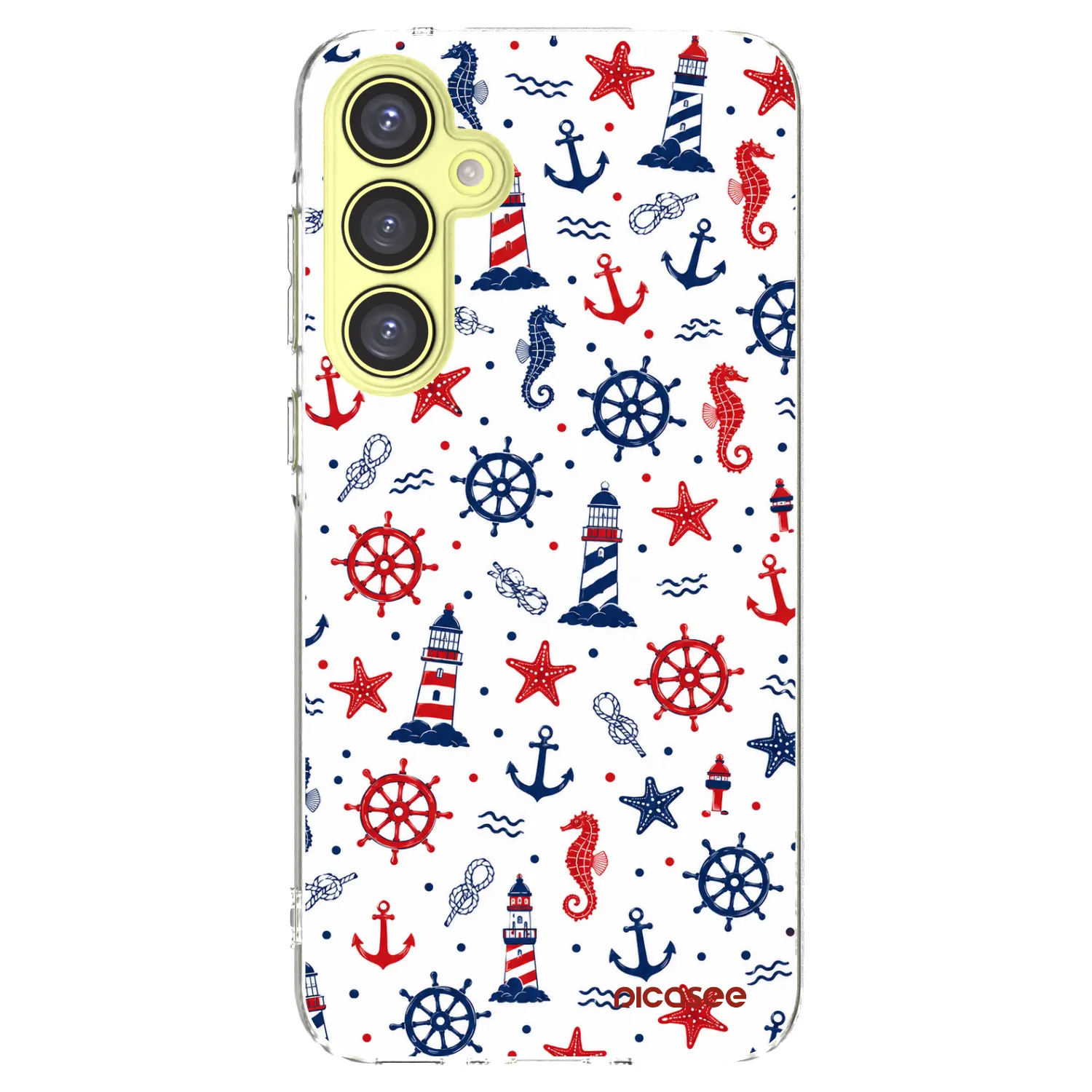 Picasee silikonový průhledný obal pro Samsung Galaxy A35 5G A356B - Sailor Vibes
