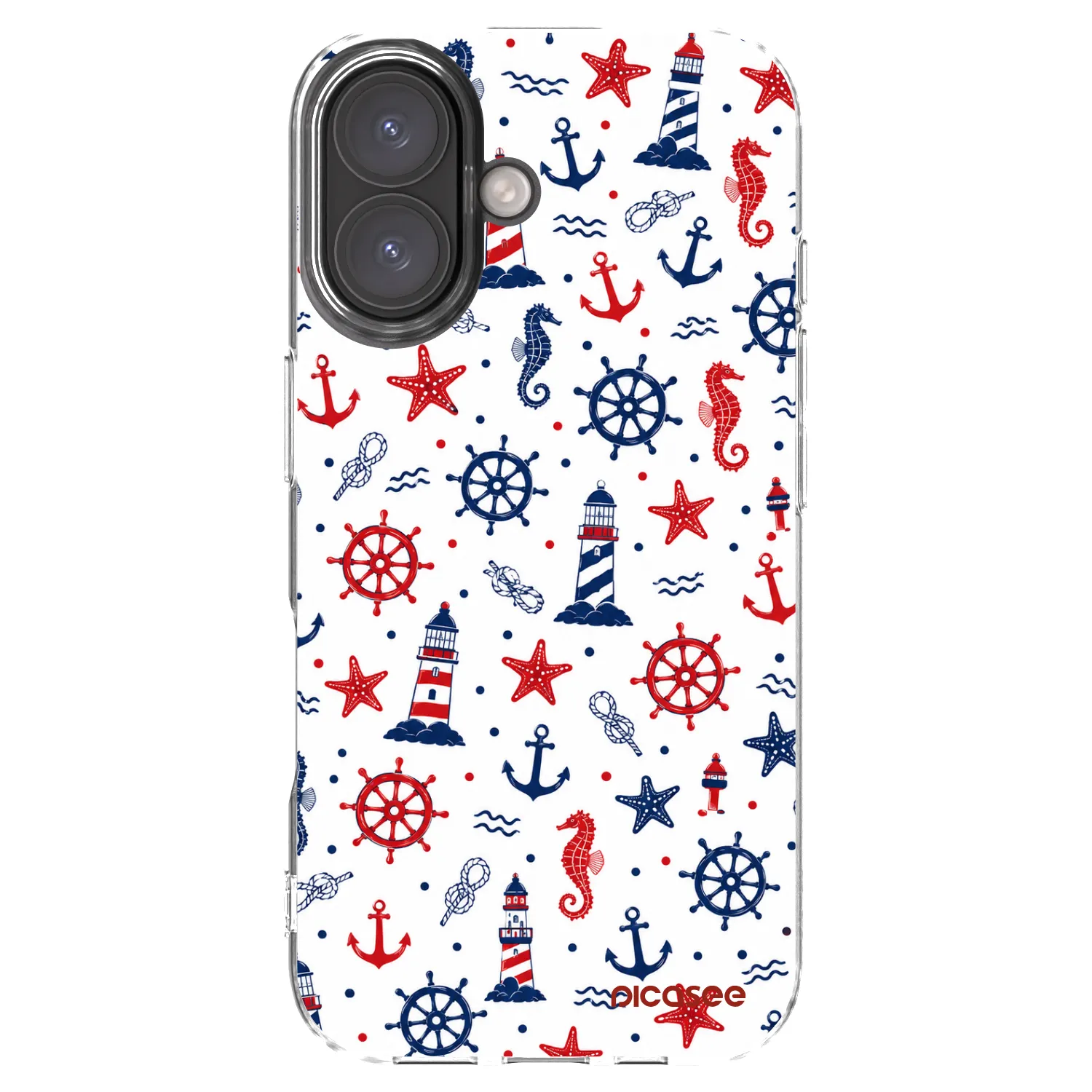 Picasee silikonový průhledný obal pro Apple iPhone 16 - Sailor Vibes