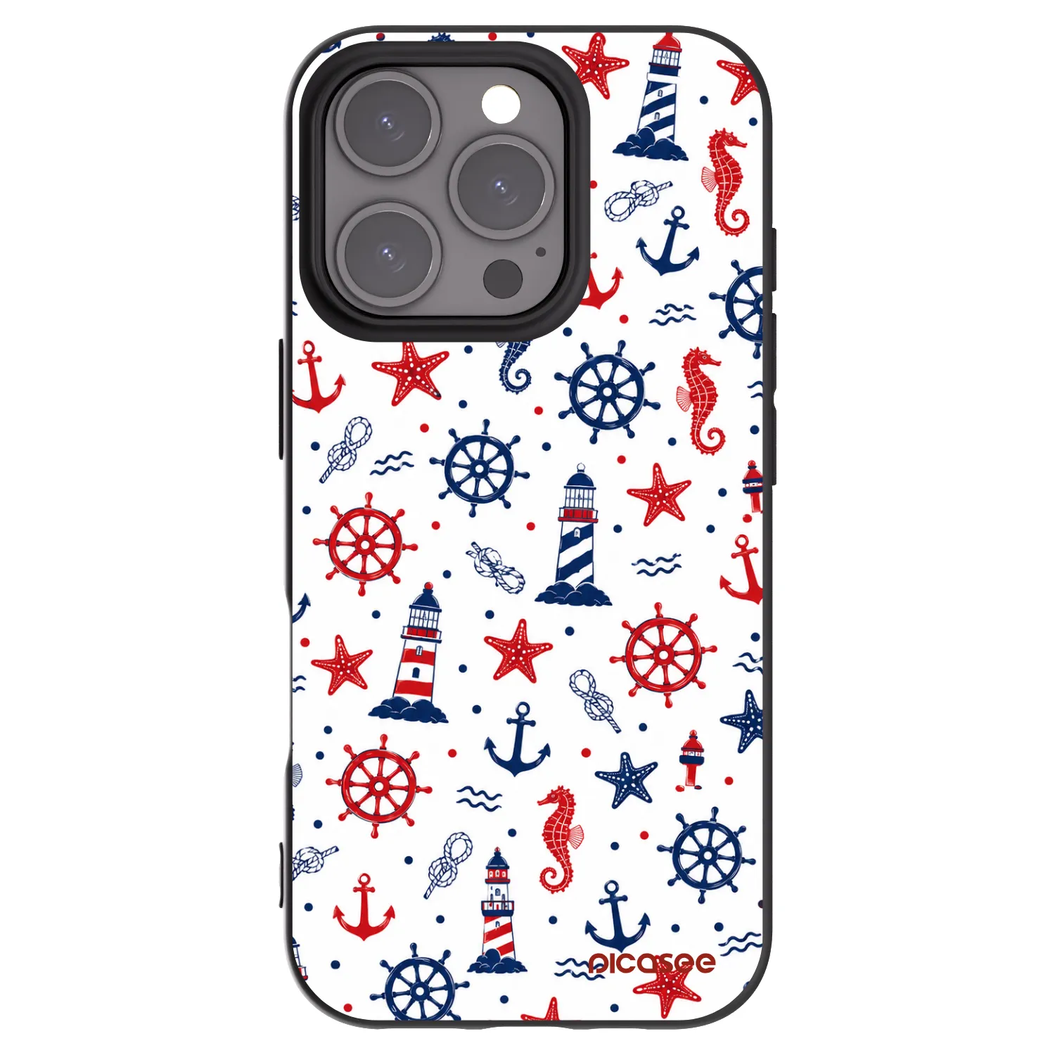 Picasee silikonový černý obal pro Apple iPhone 16 Pro - Sailor Vibes