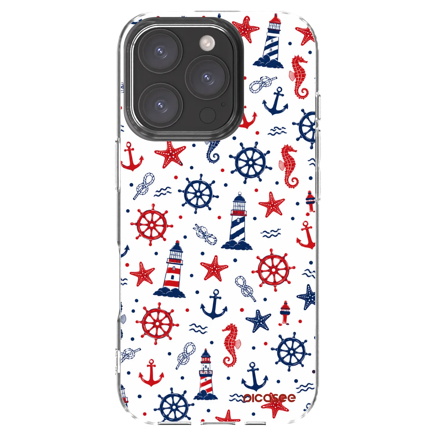Picasee silikonový průhledný obal pro Apple iPhone 16 Pro - Sailor Vibes