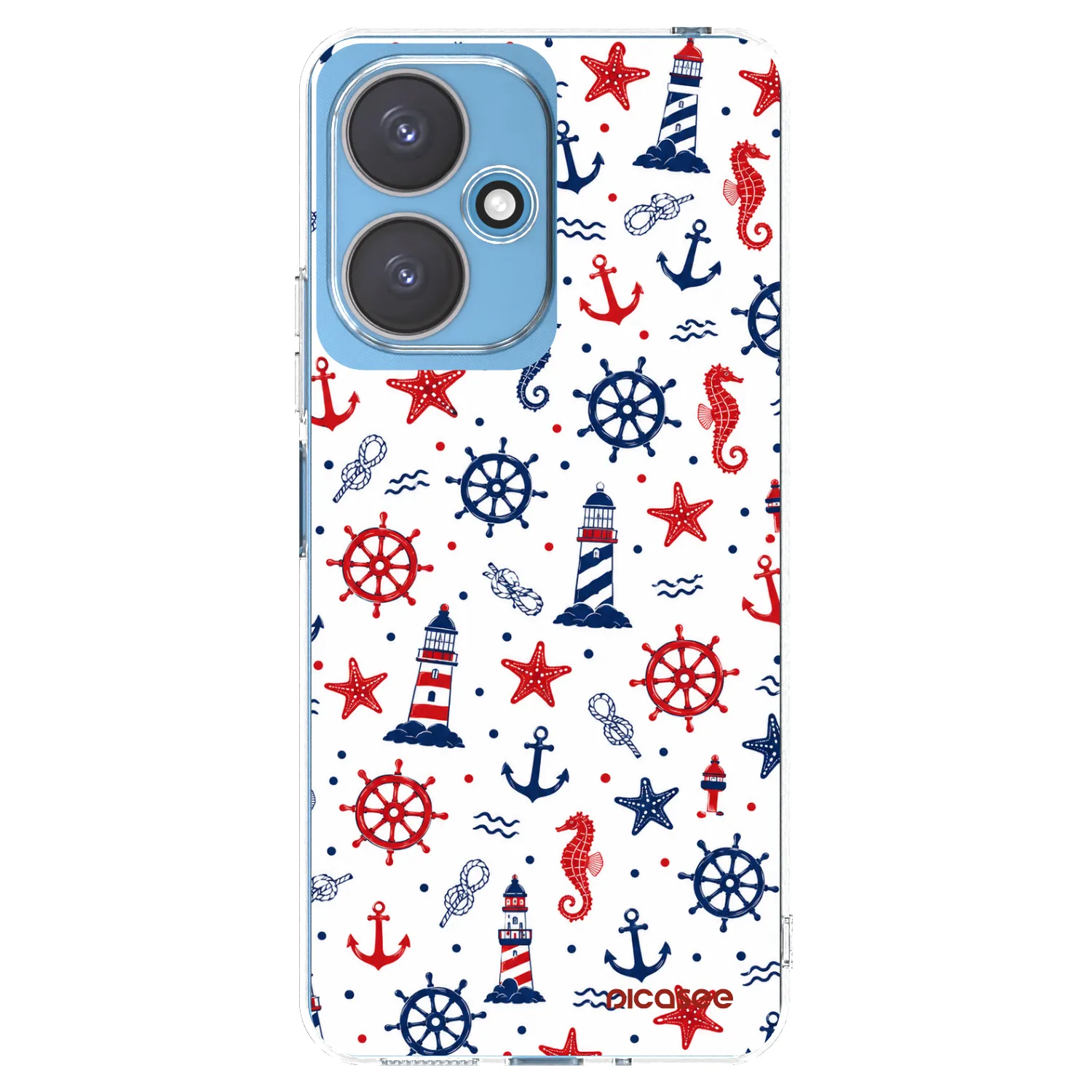 Picasee silikonový průhledný obal pro Xiaomi Redmi 13C 5G - Sailor Vibes