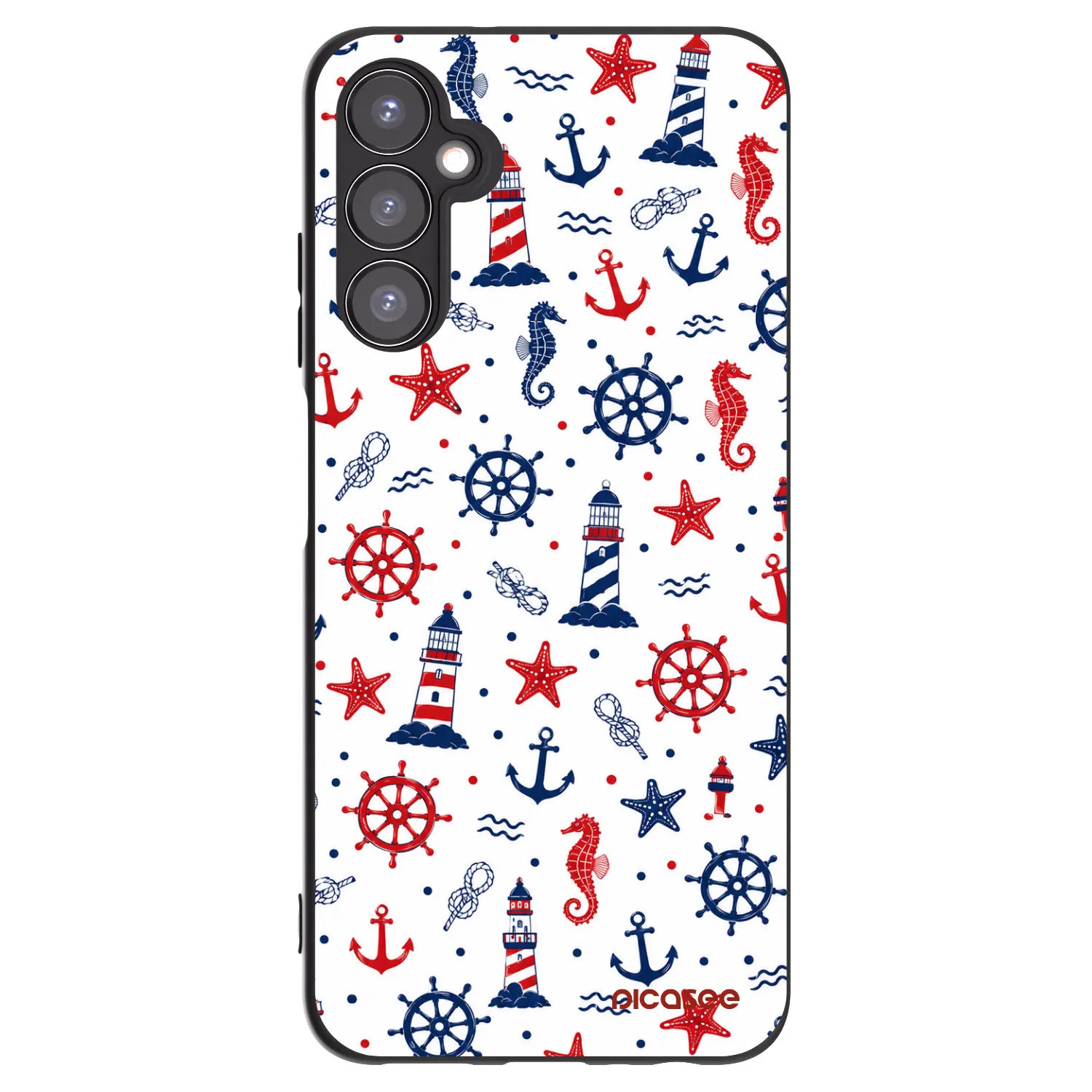 Picasee silikonový černý obal pro Samsung Galaxy A05s A057G - Sailor Vibes