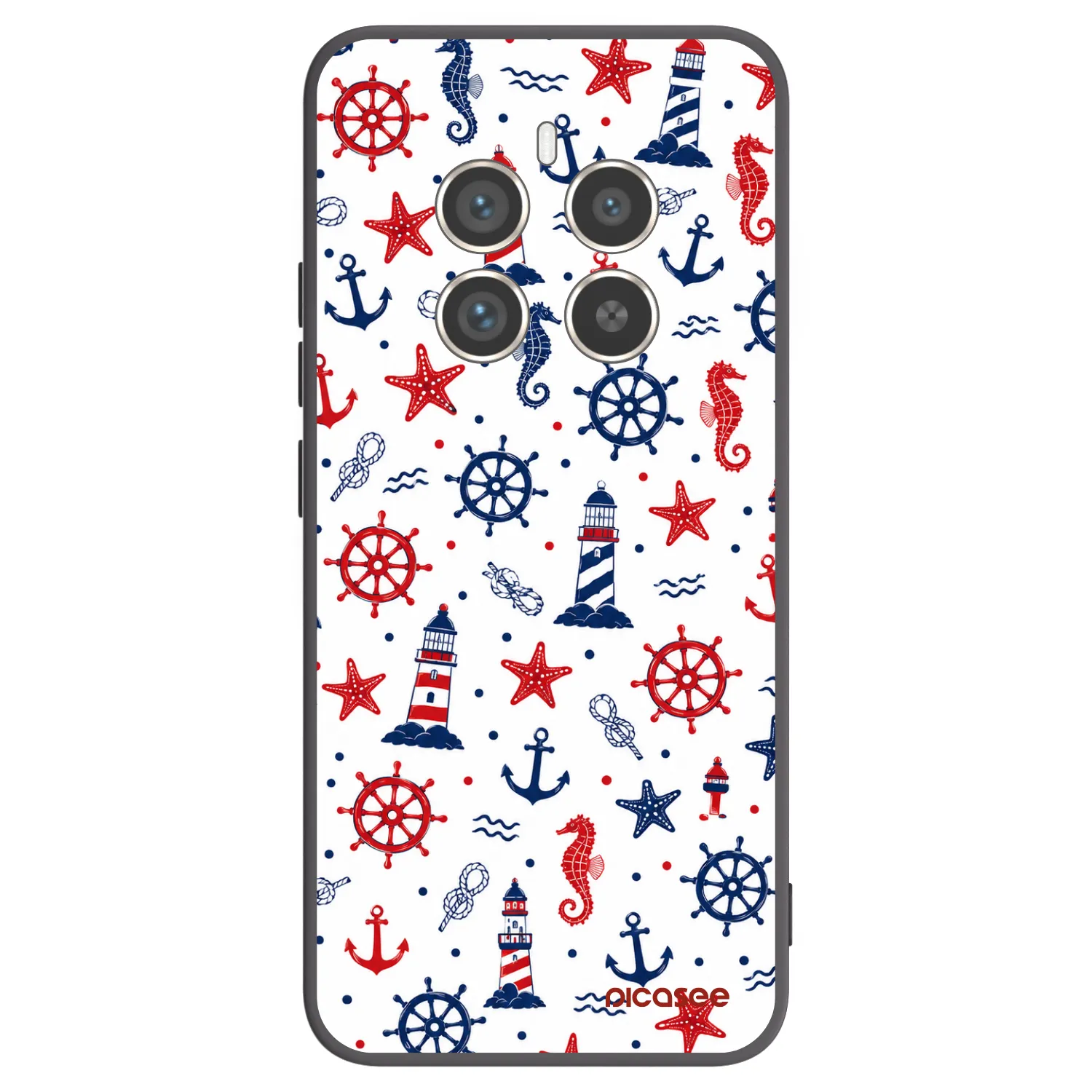 Picasee silikonový černý obal pro Realme 12 Pro 5G - Sailor Vibes