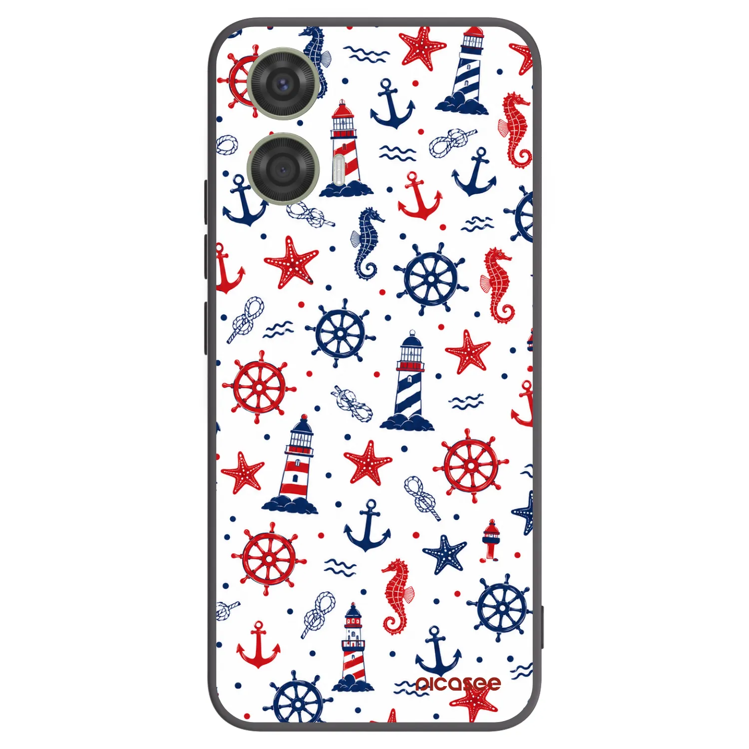 Picasee silikonový černý obal pro Motorola Moto G24 - Sailor Vibes