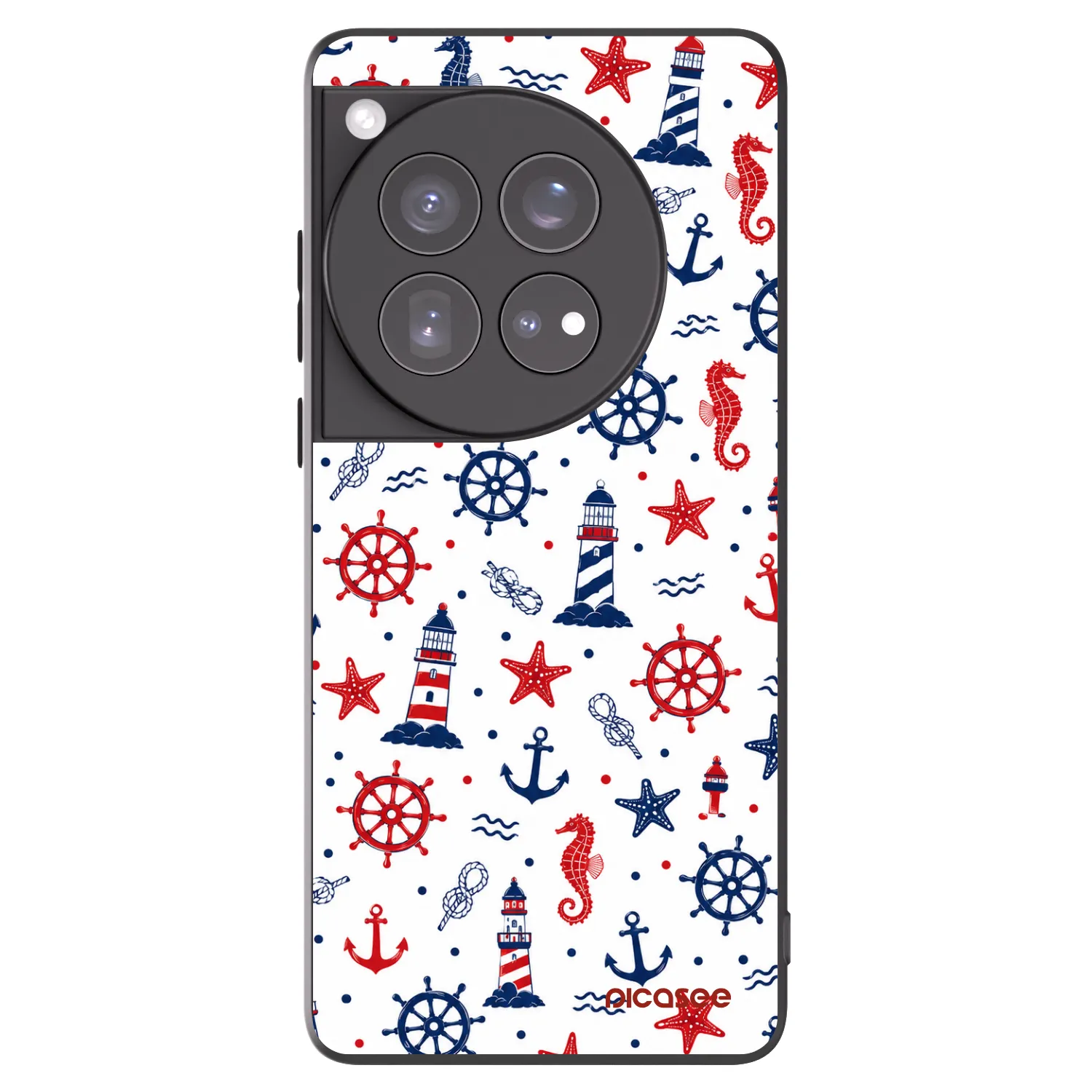 Picasee silikonový černý obal pro OnePlus 12 5G - Sailor Vibes