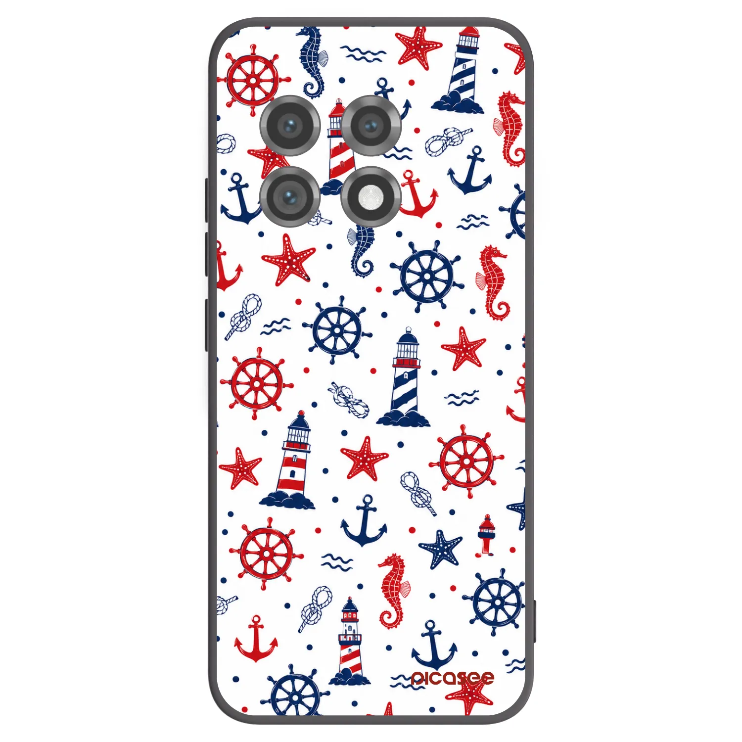 Picasee silikonový černý obal pro OnePlus 11 5G - Sailor Vibes
