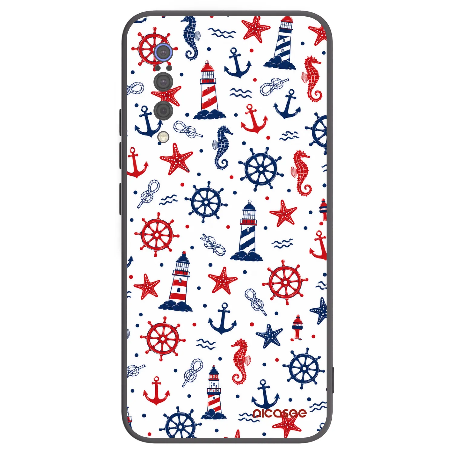 Picasee silikonový černý obal pro Xiaomi Mi 9 - Sailor Vibes