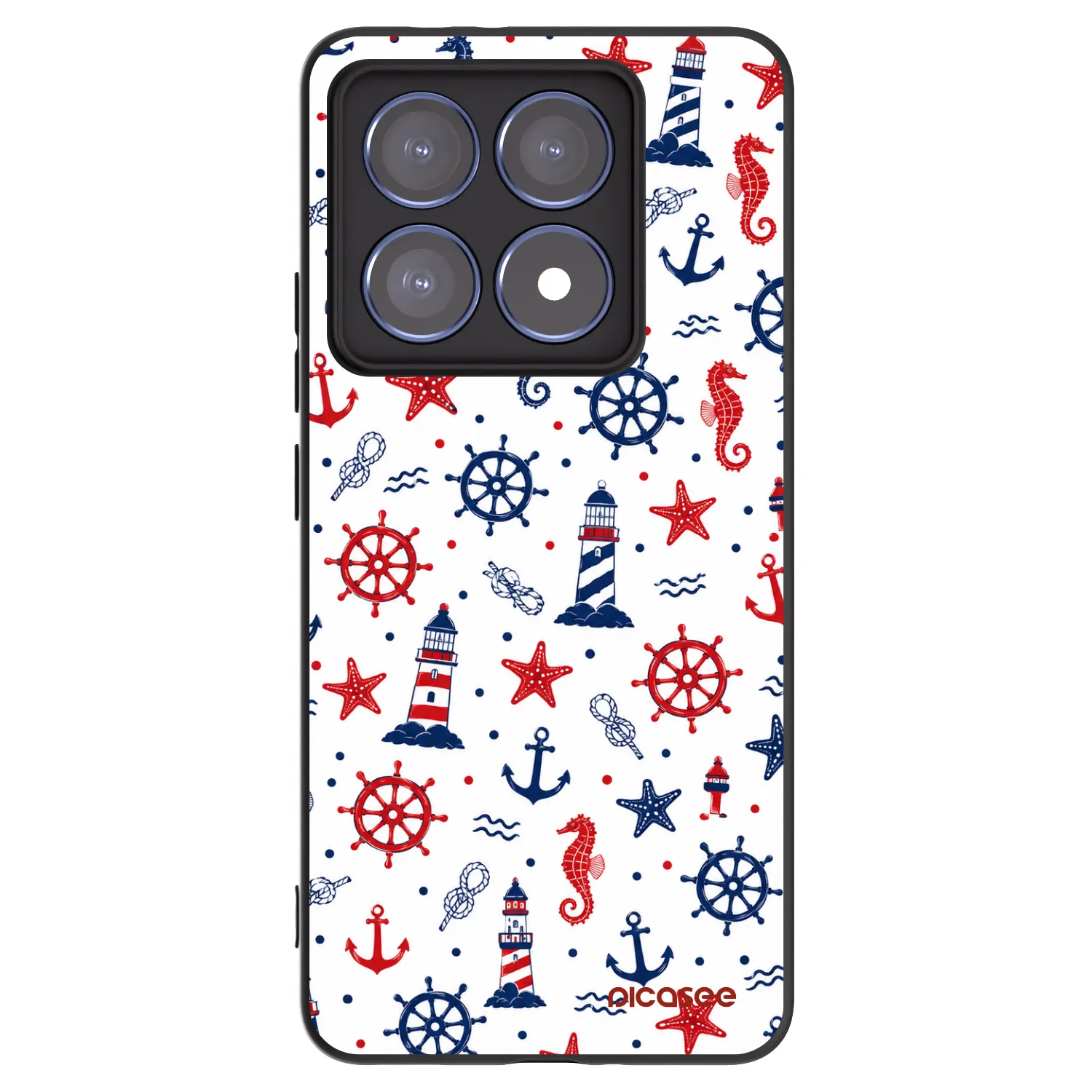 Picasee silikonový černý obal pro Xiaomi 14T Pro - Sailor Vibes