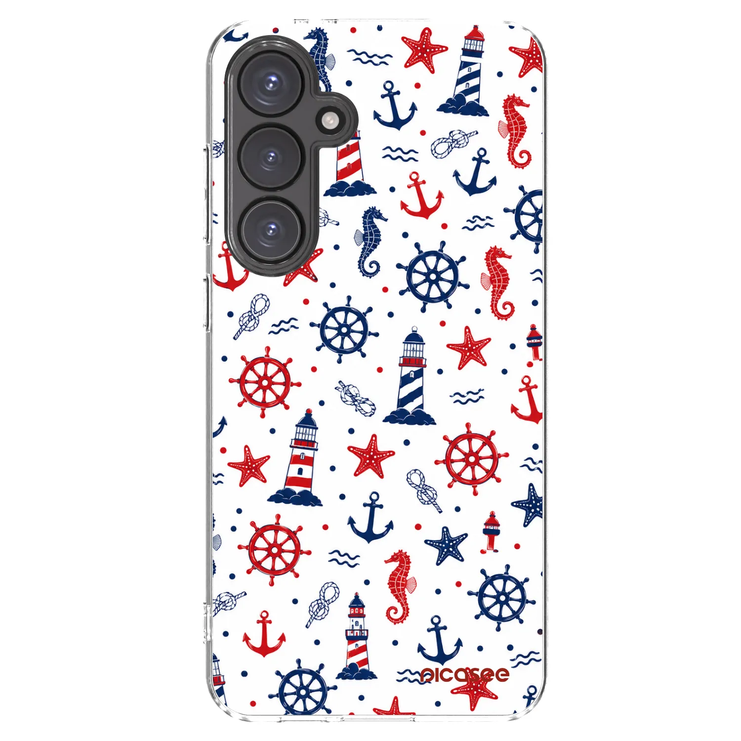 Picasee silikonový průhledný obal pro Samsung Galaxy S24 FE S721B - Sailor Vibes