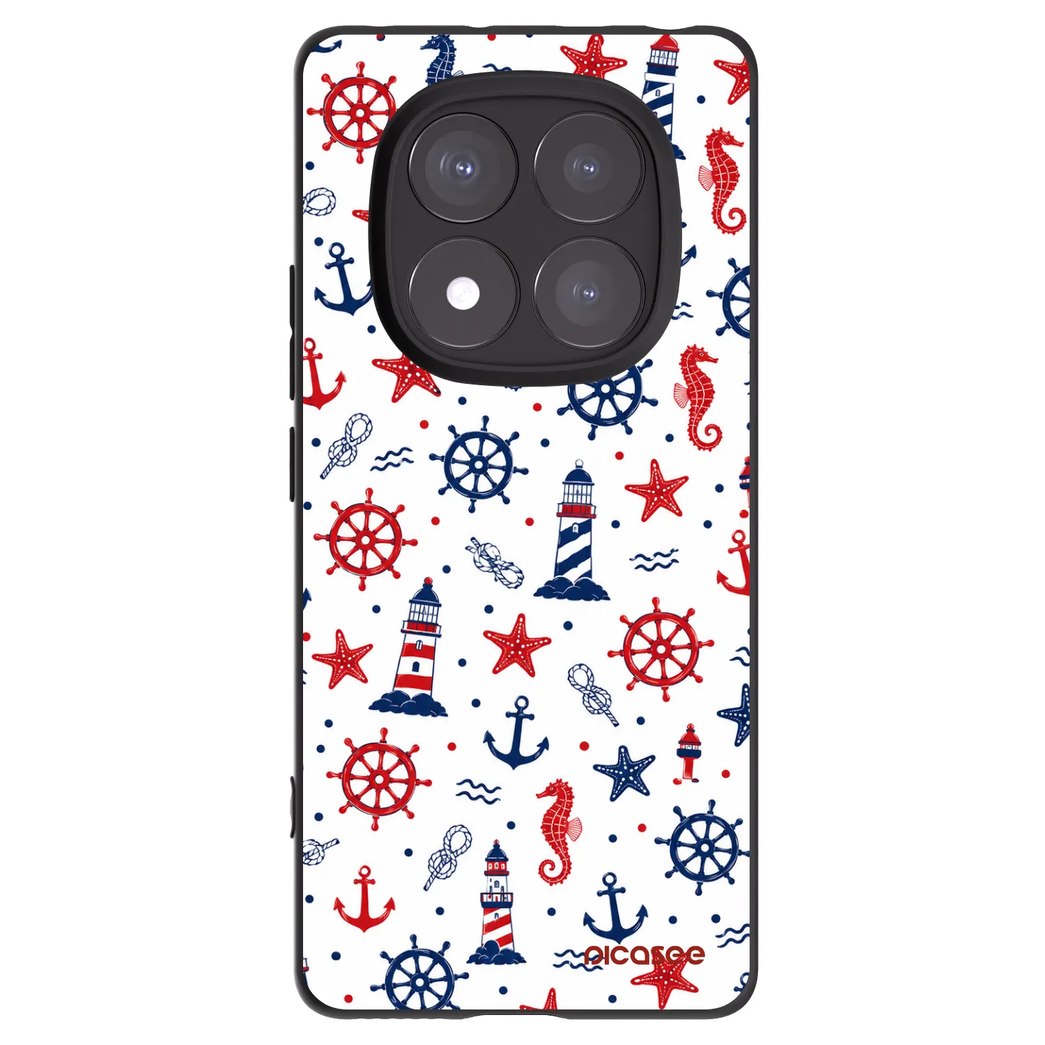 Picasee silikonový černý obal pro Xiaomi Redmi Note 14 Pro+ 5G - Sailor Vibes