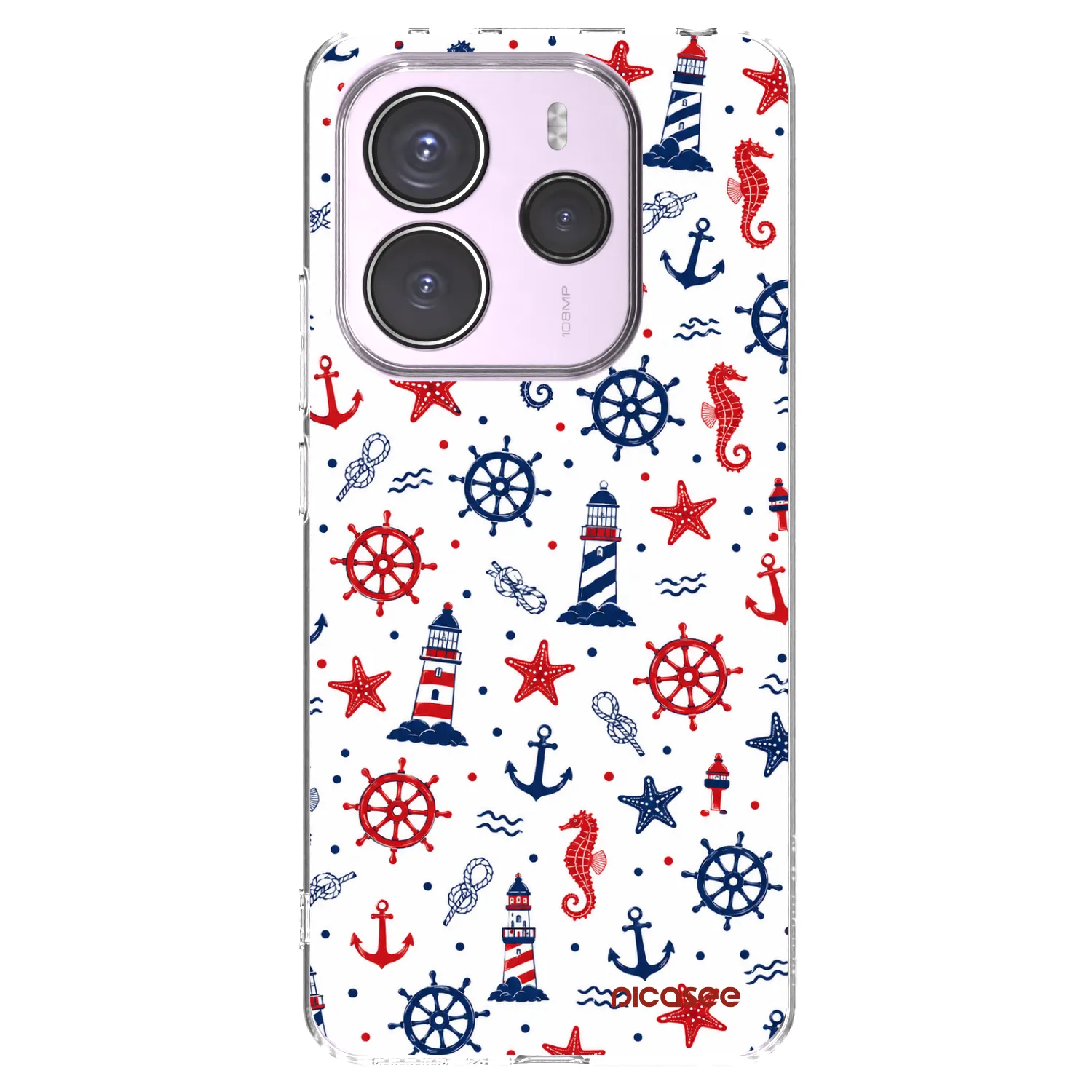 Picasee silikonový průhledný obal pro Xiaomi Redmi Note 14 5G - Sailor Vibes