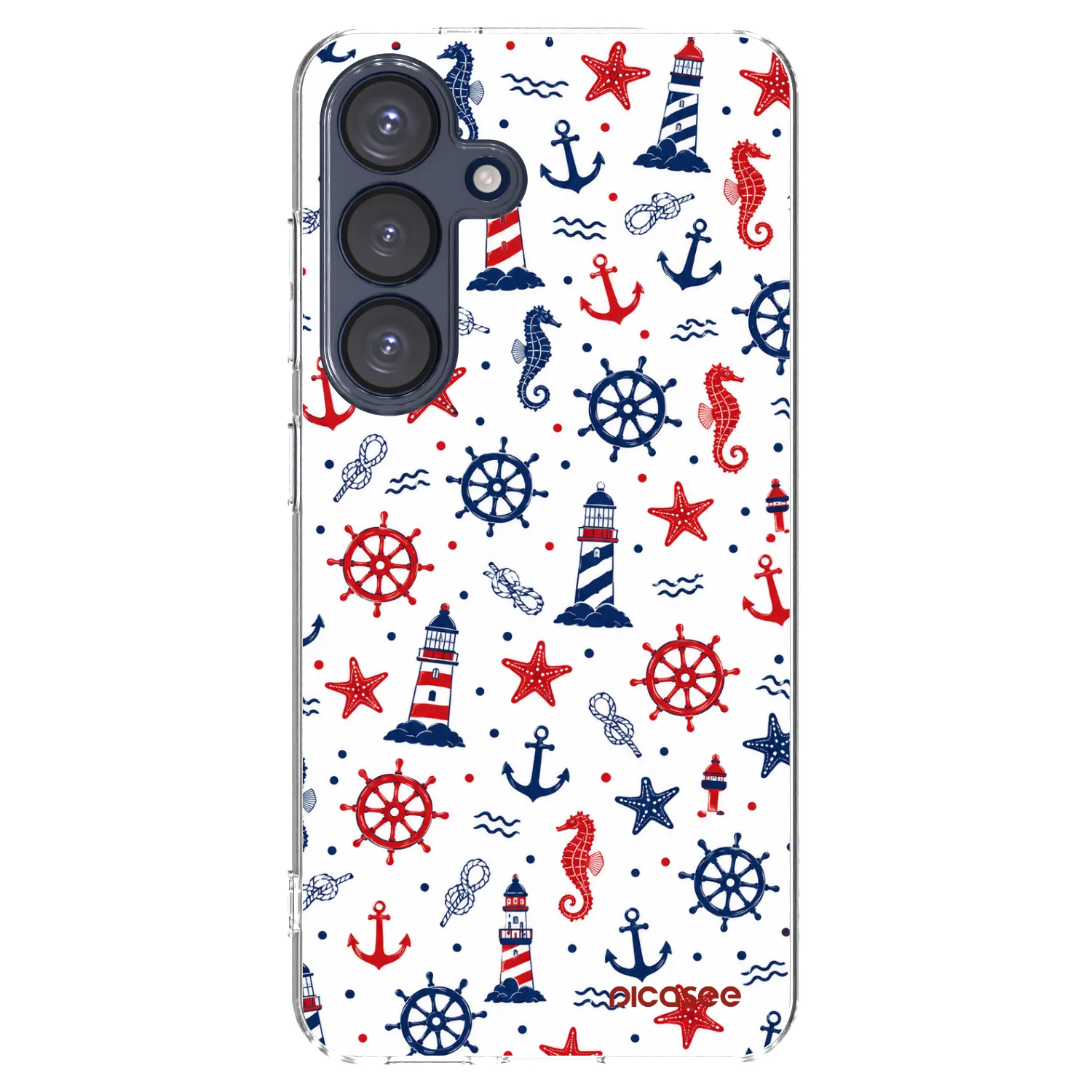 Picasee silikonový průhledný obal pro Samsung Galaxy S25 5G - Sailor Vibes