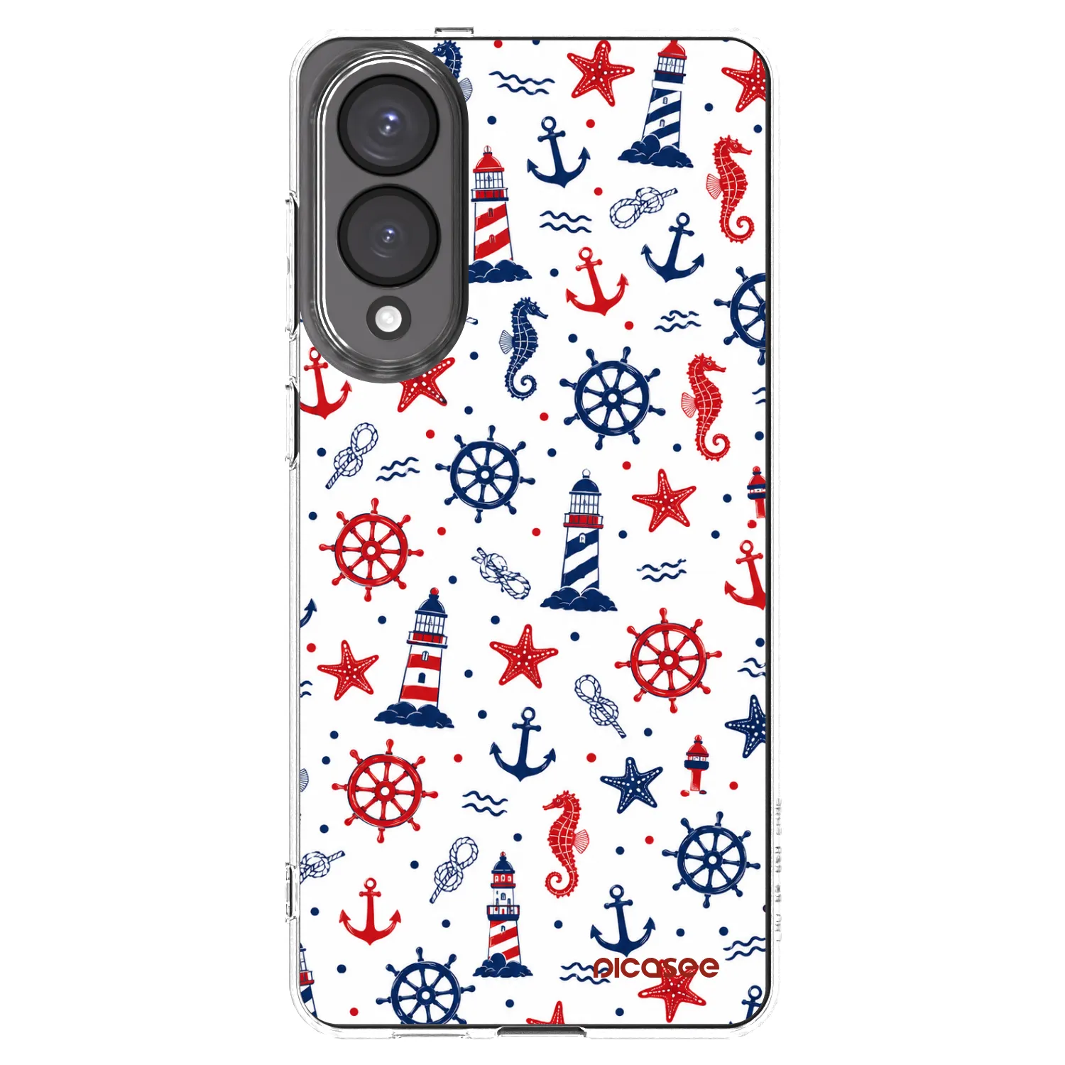 Picasee silikonový průhledný obal pro Samsung Galaxy S25 Edge 5G - Sailor Vibes