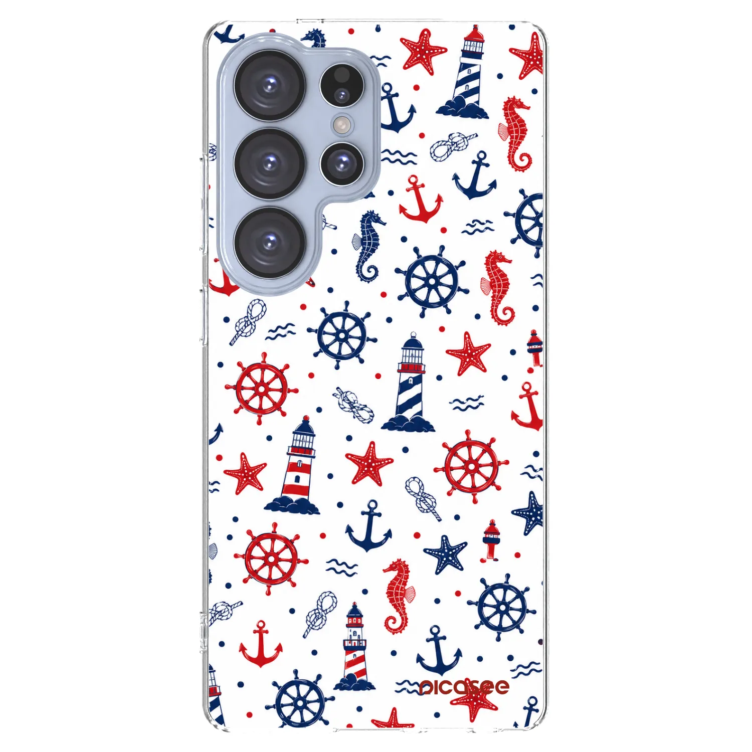 Picasee silikonový průhledný obal pro Samsung Galaxy S25 Ultra 5G - Sailor Vibes