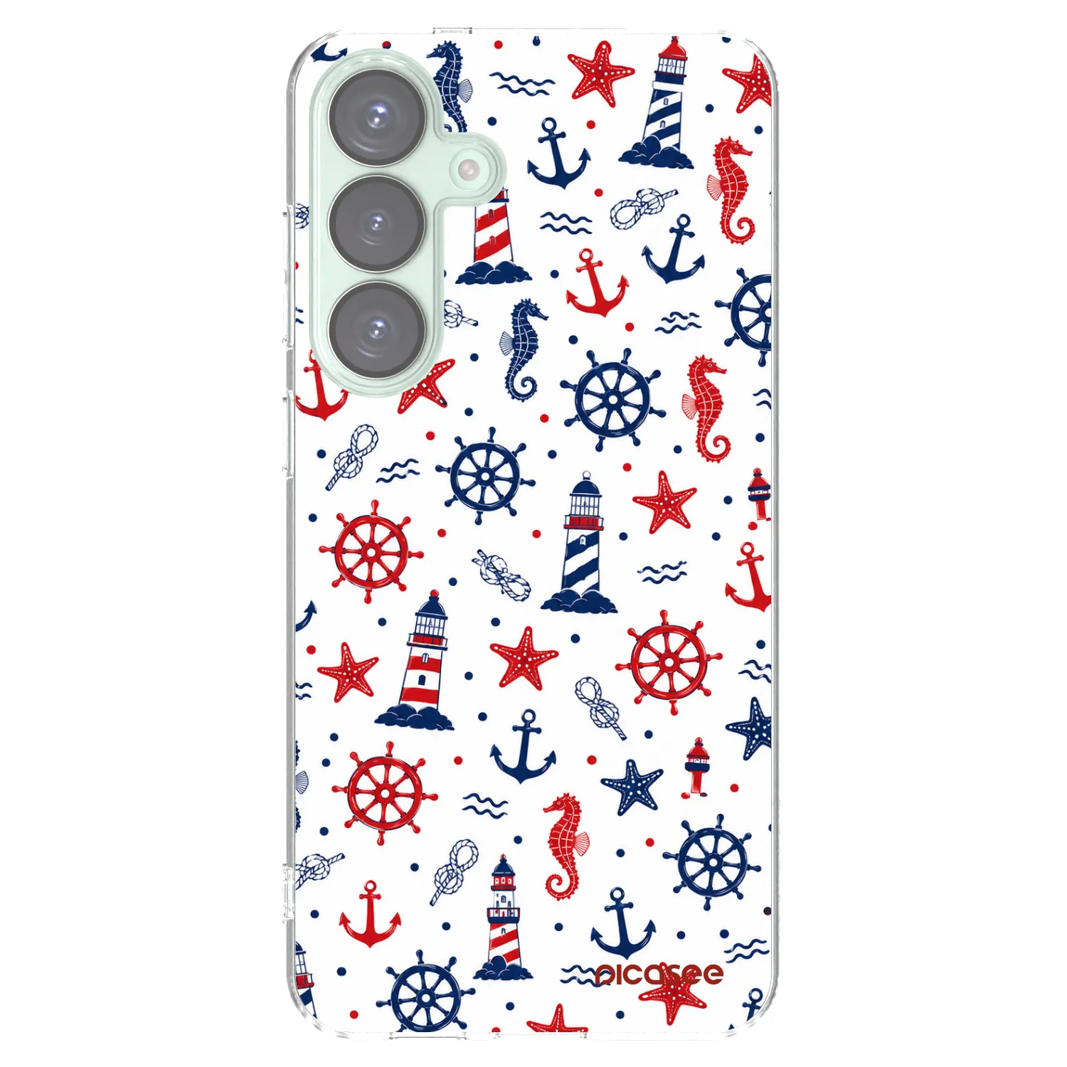 Picasee silikonový průhledný obal pro Samsung Galaxy S25+ 5G - Sailor Vibes