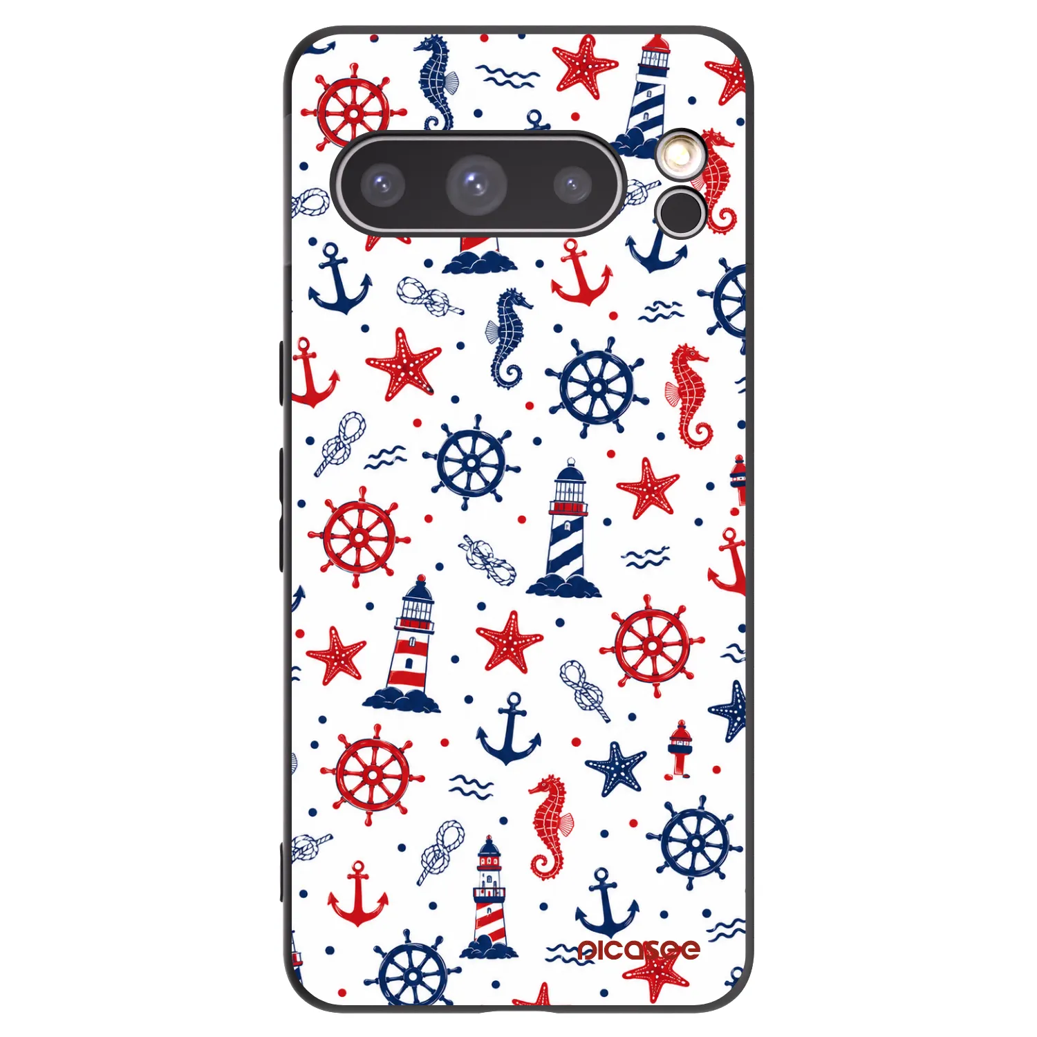 Picasee silikonový černý obal pro Google Pixel 8 Pro - Sailor Vibes