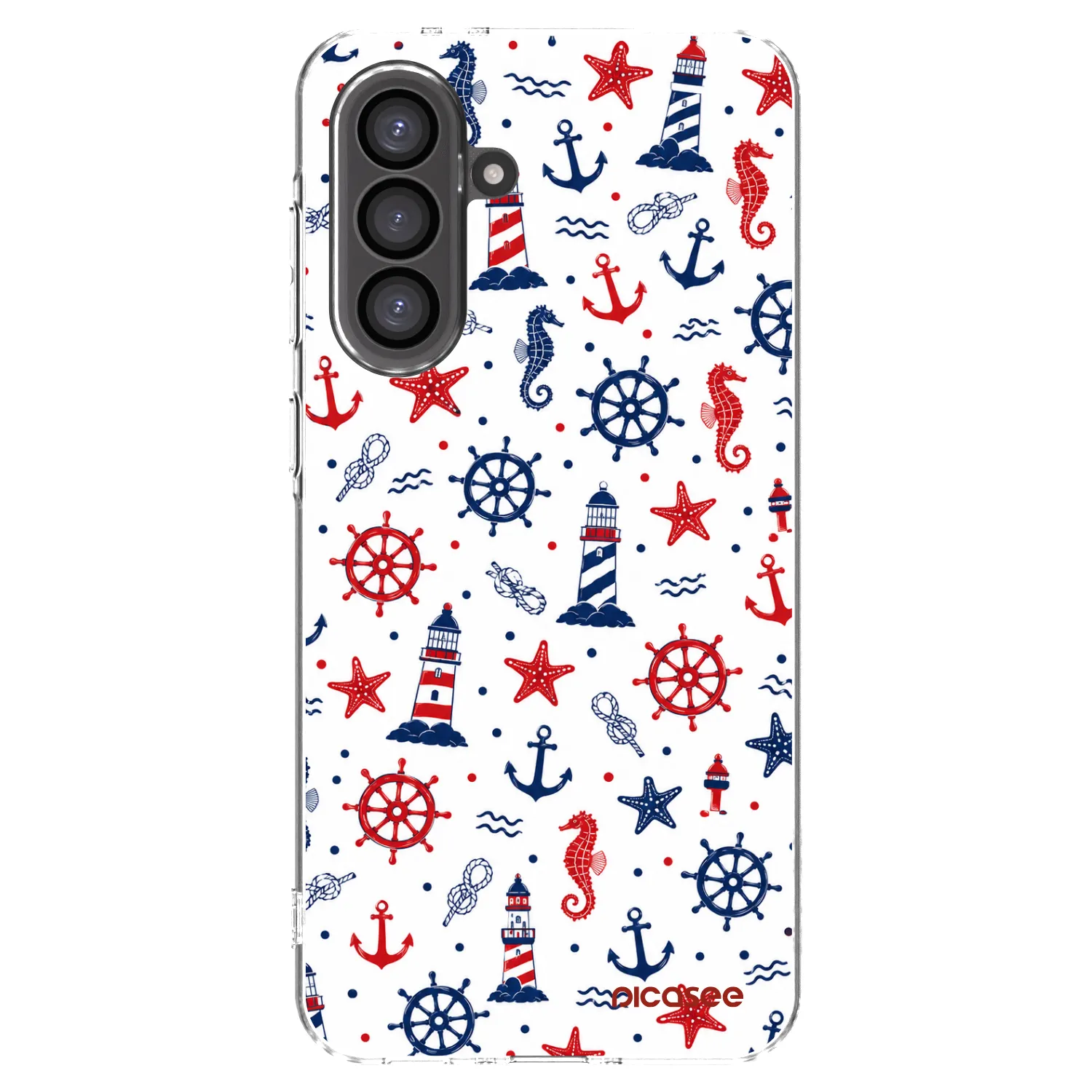 Picasee silikonový průhledný obal pro Samsung Galaxy A36 5G - Sailor Vibes