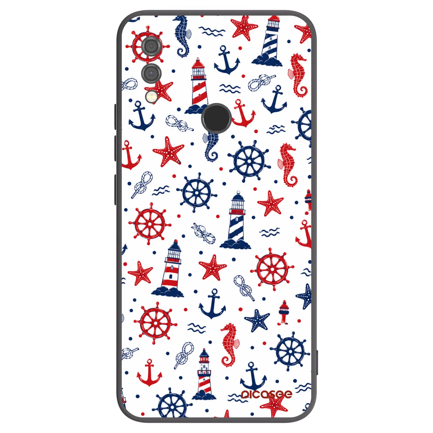 Picasee silikonový černý obal pro Xiaomi Redmi Note 7 - Sailor Vibes