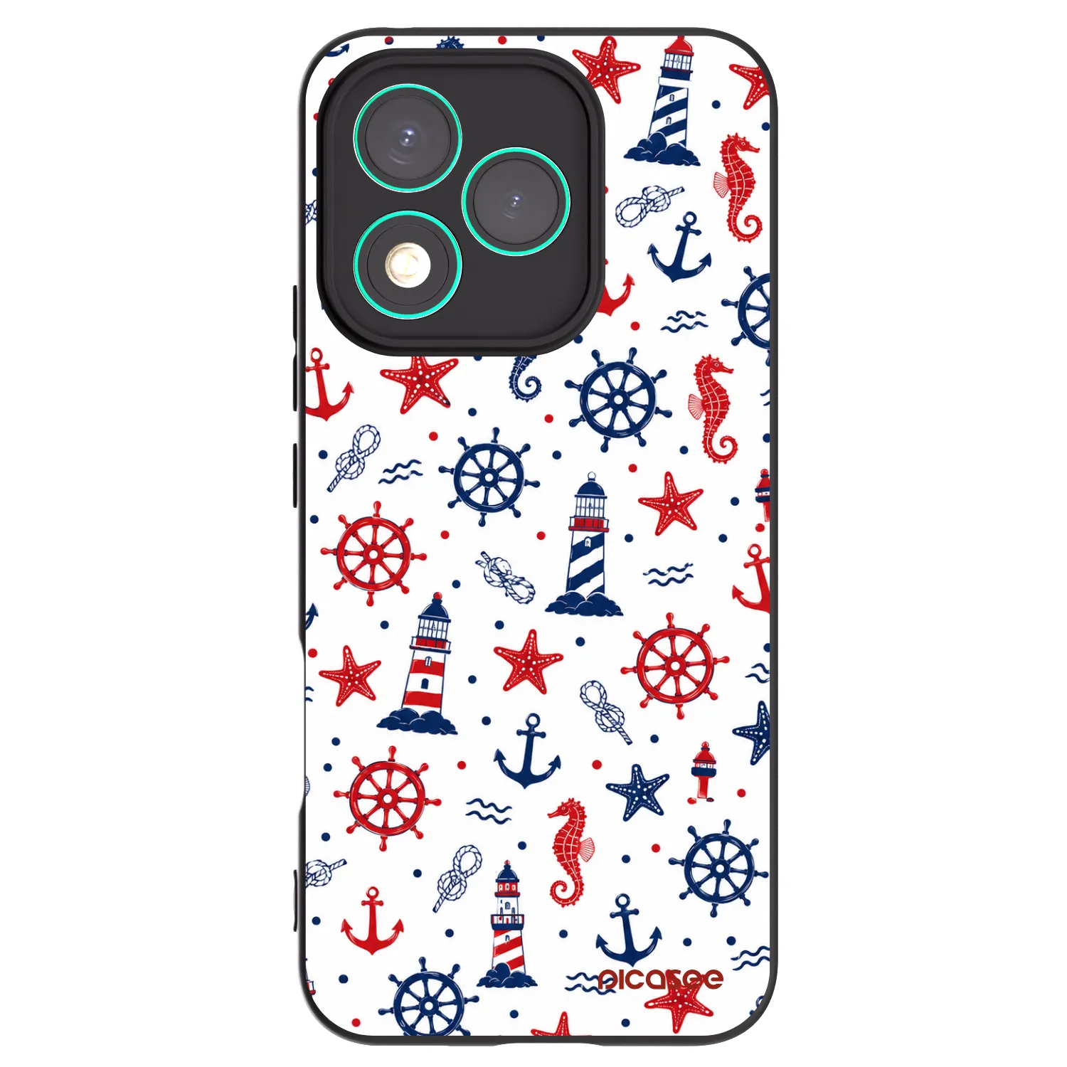 Picasee silikonový černý obal pro Honor 400 Lite 5G - Sailor Vibes