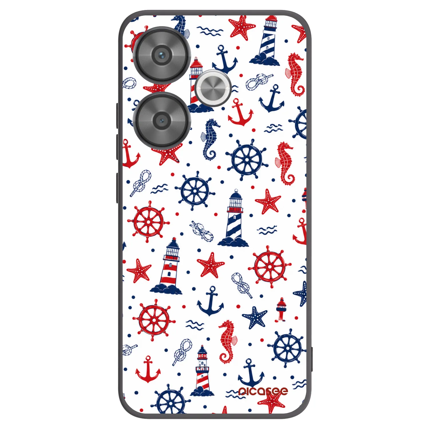 Picasee silikonový černý obal pro Xiaomi Poco F6 - Sailor Vibes