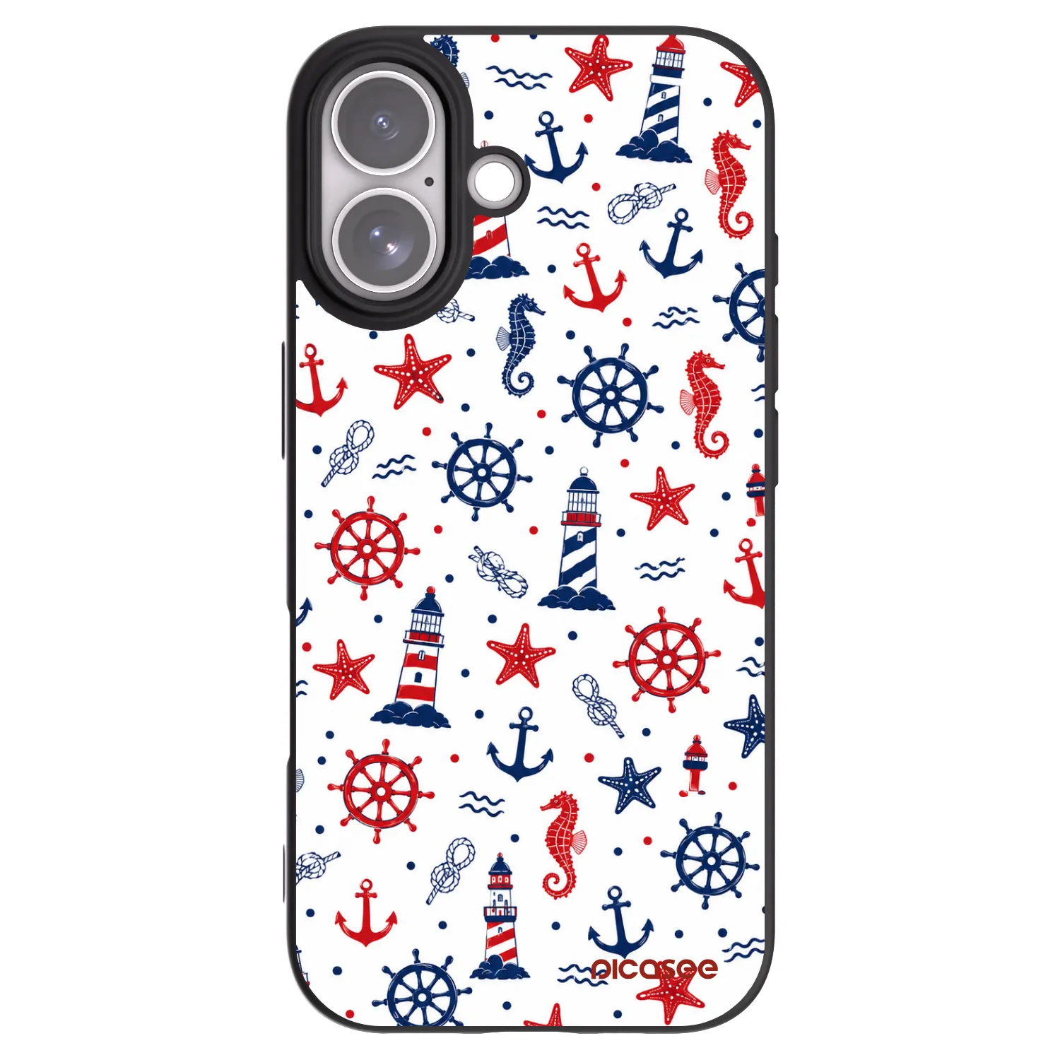 Picasee silikonový černý obal pro Apple iPhone 17 - Sailor Vibes