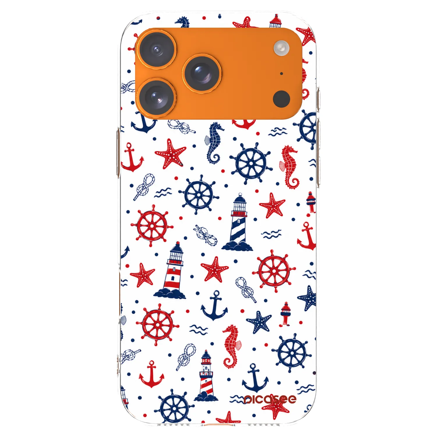 Picasee silikonový průhledný obal pro Apple iPhone 17 Pro Max - Sailor Vibes