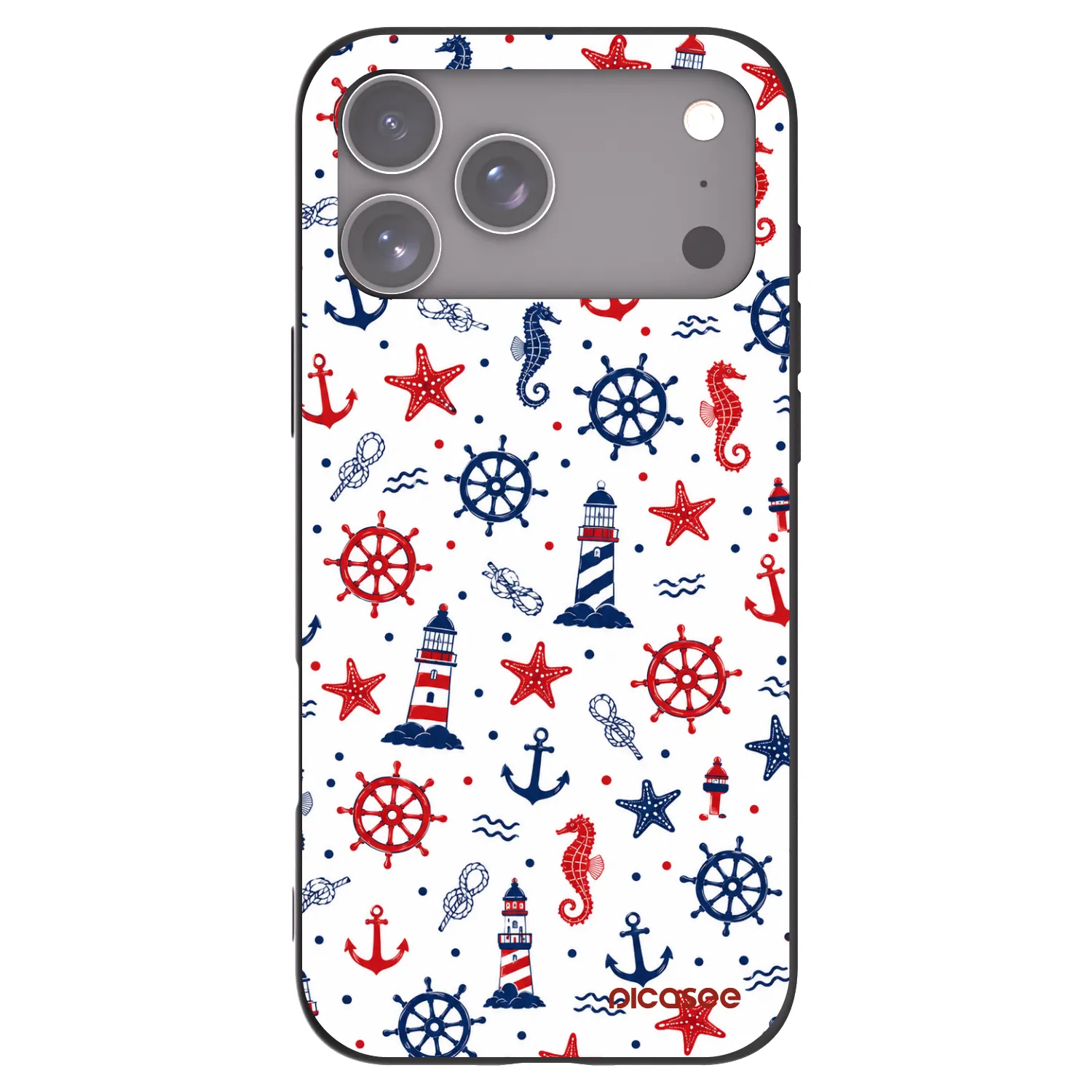 Picasee silikonový černý obal pro Apple iPhone 17 Pro Max - Sailor Vibes