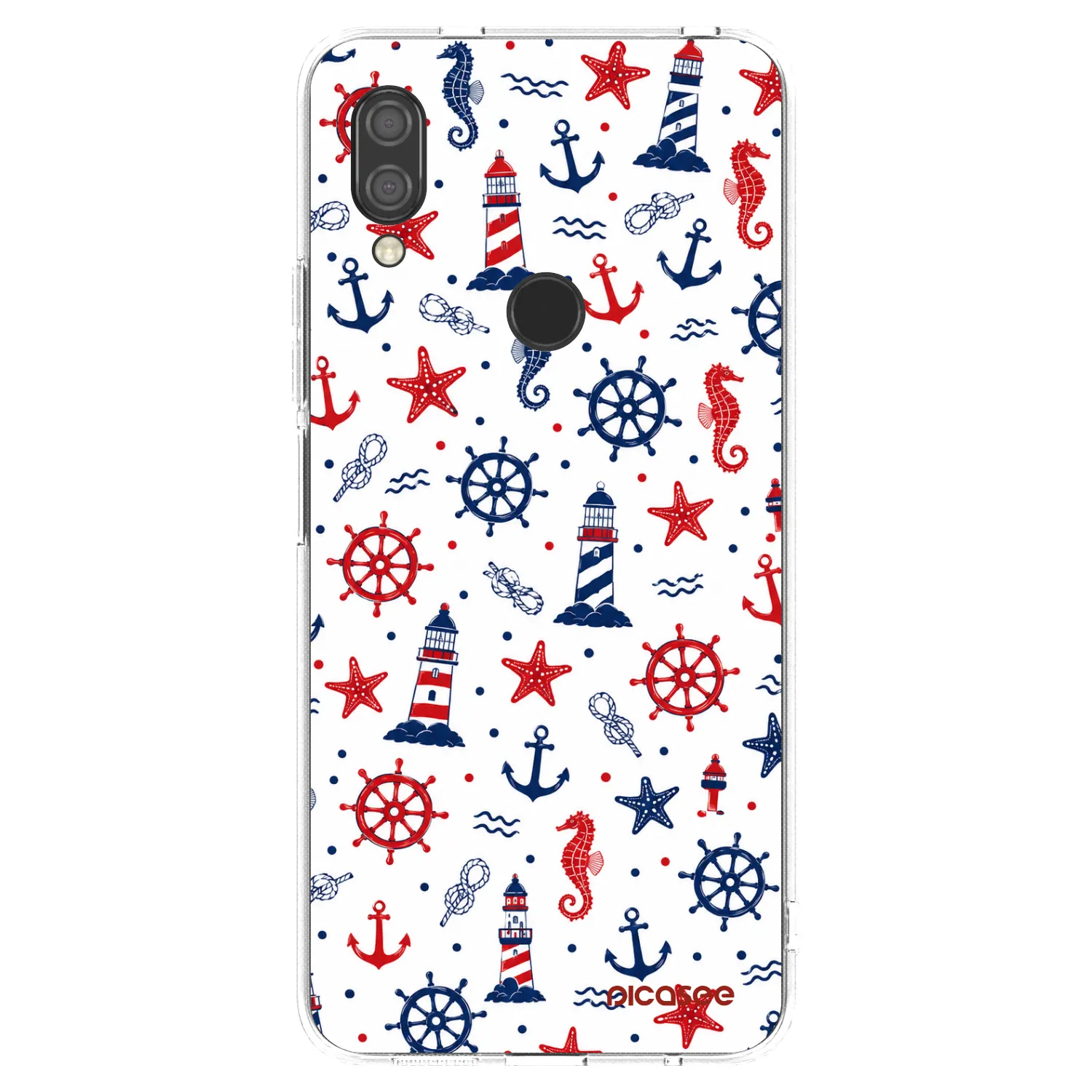 Picasee silikonový průhledný obal pro Xiaomi Redmi 7 - Sailor Vibes