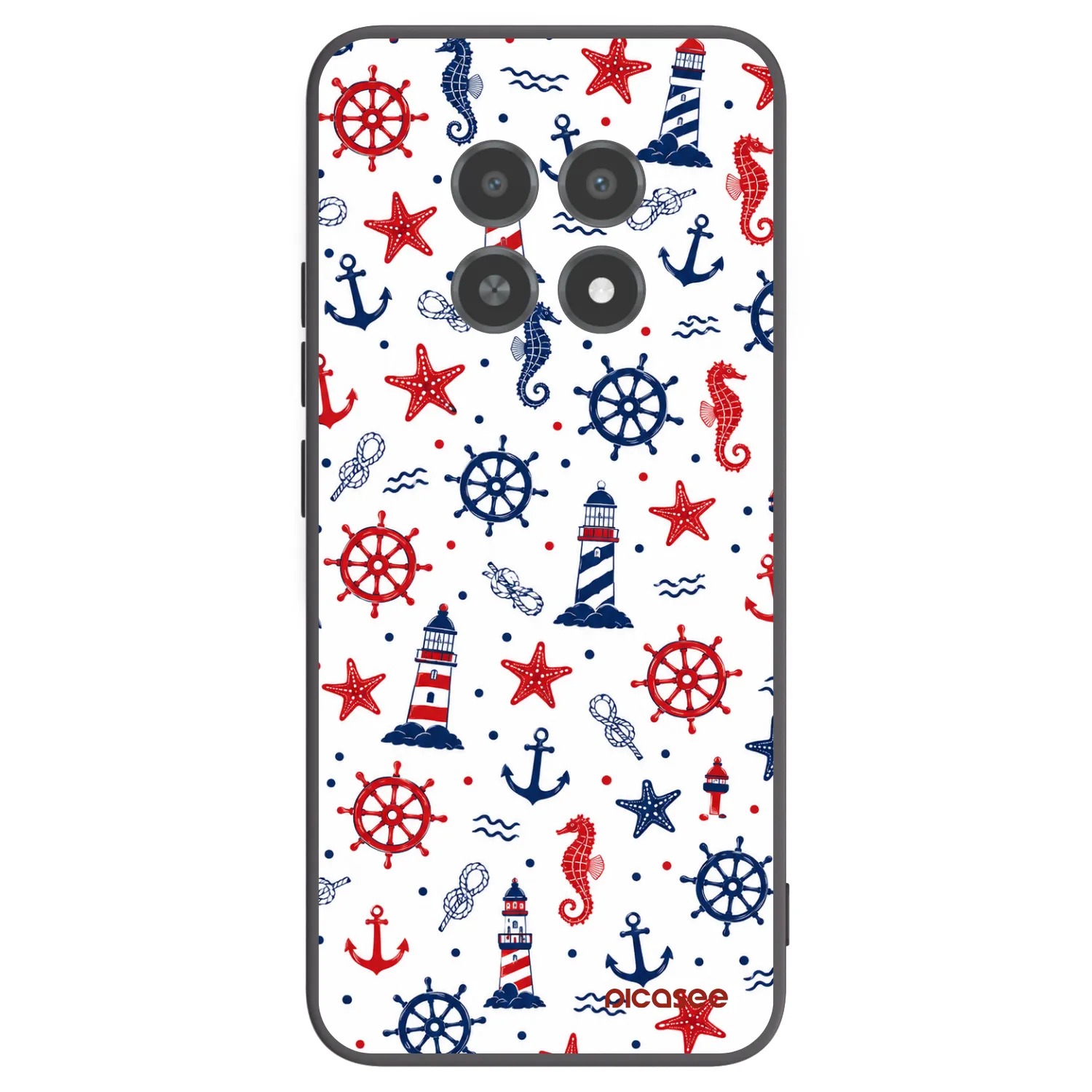 Picasee silikonový černý obal pro Realme 12X - Sailor Vibes