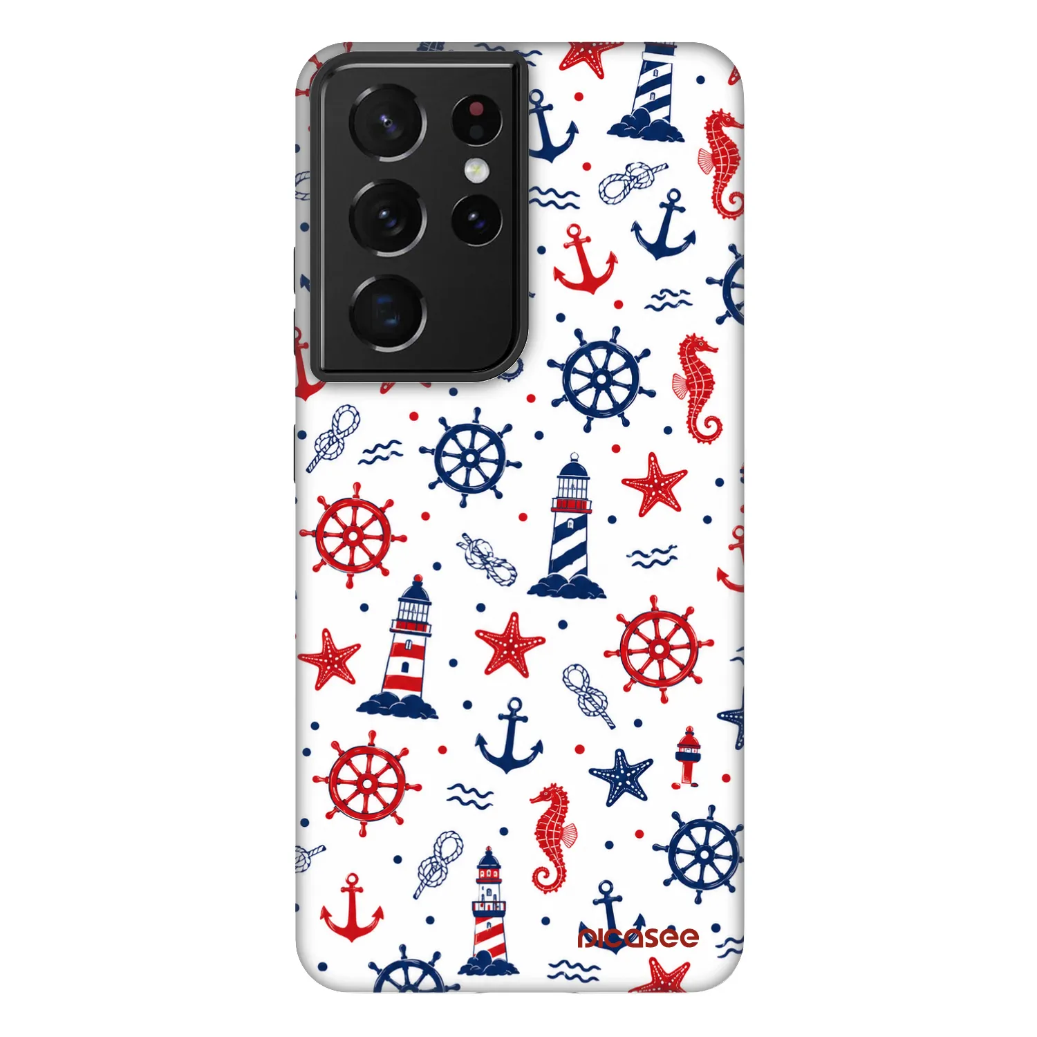 Picasee Fashion Case pro Samsung Galaxy S21 Ultra 5G G998B - Sailor Vibes