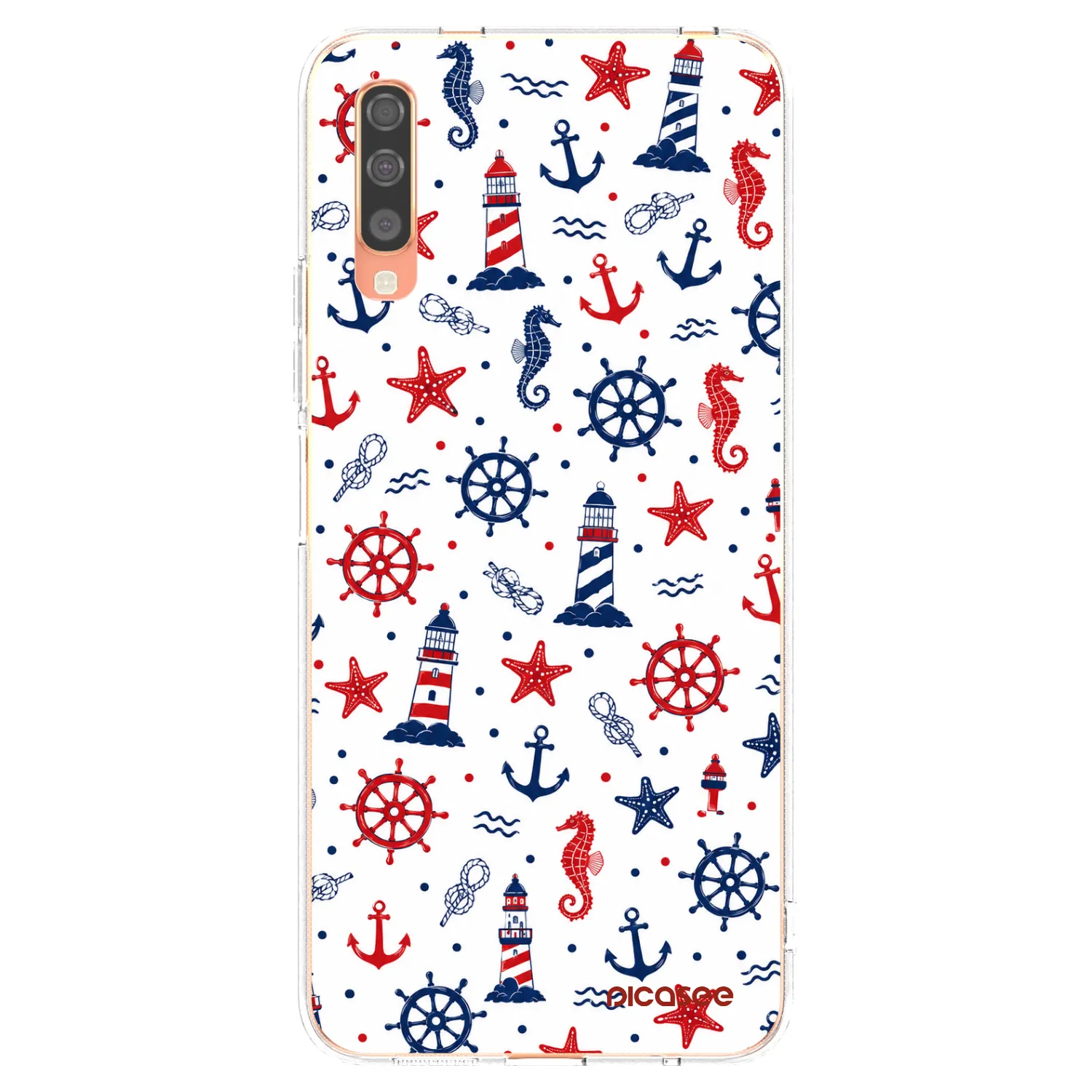Picasee silikonový průhledný obal pro Samsung Galaxy A70 A705F - Sailor Vibes