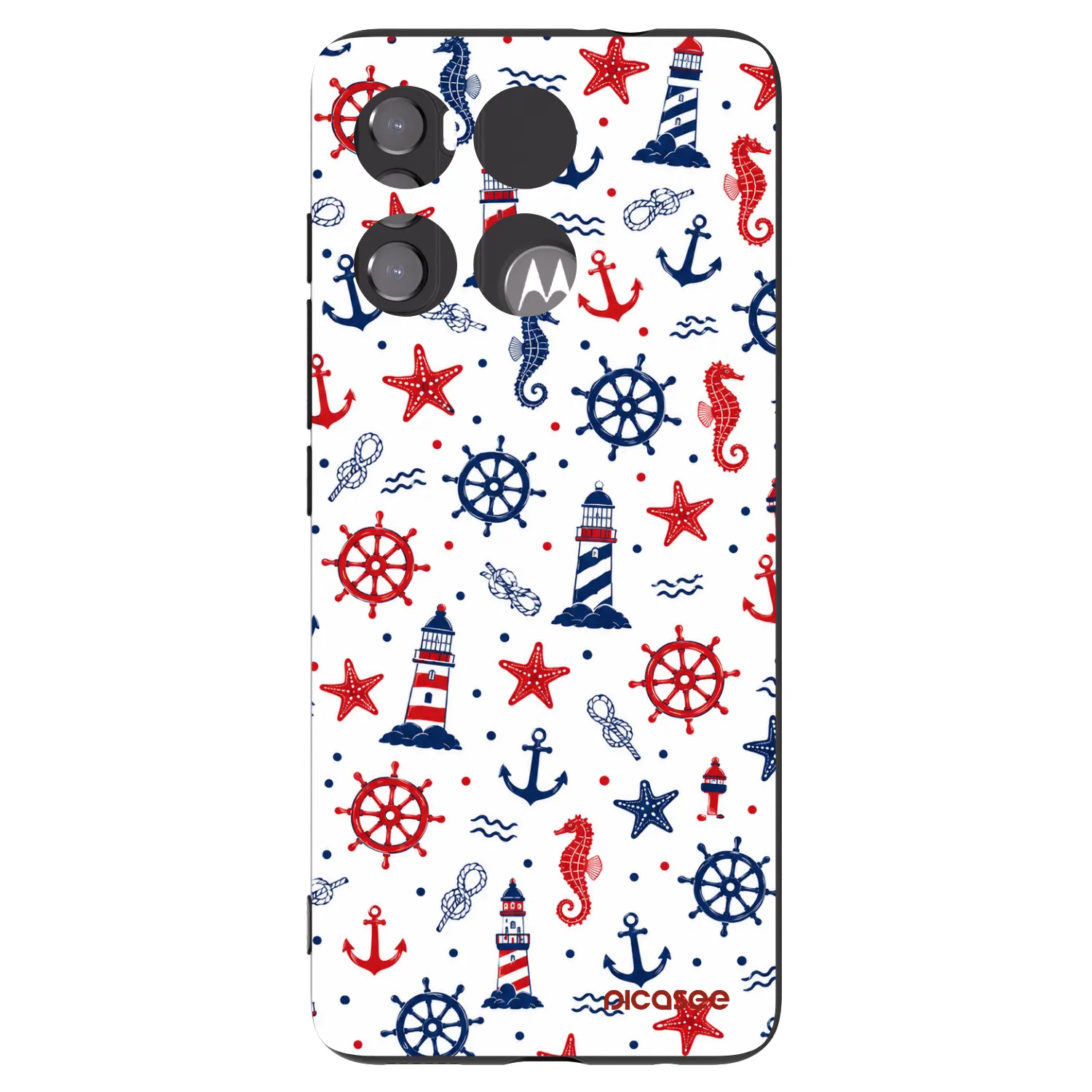 Picasee silikonový černý obal pro Motorola Edge 60 5G - Sailor Vibes