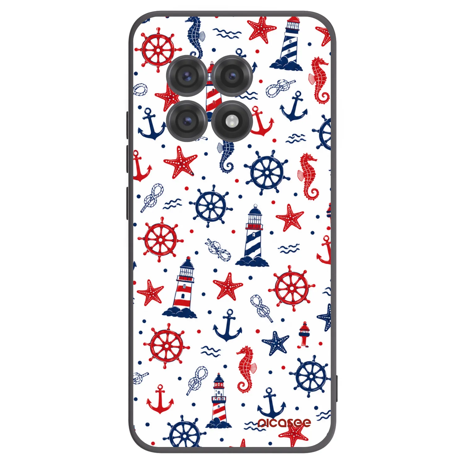 Picasee silikonový černý obal pro OnePlus 13R 5G - Sailor Vibes