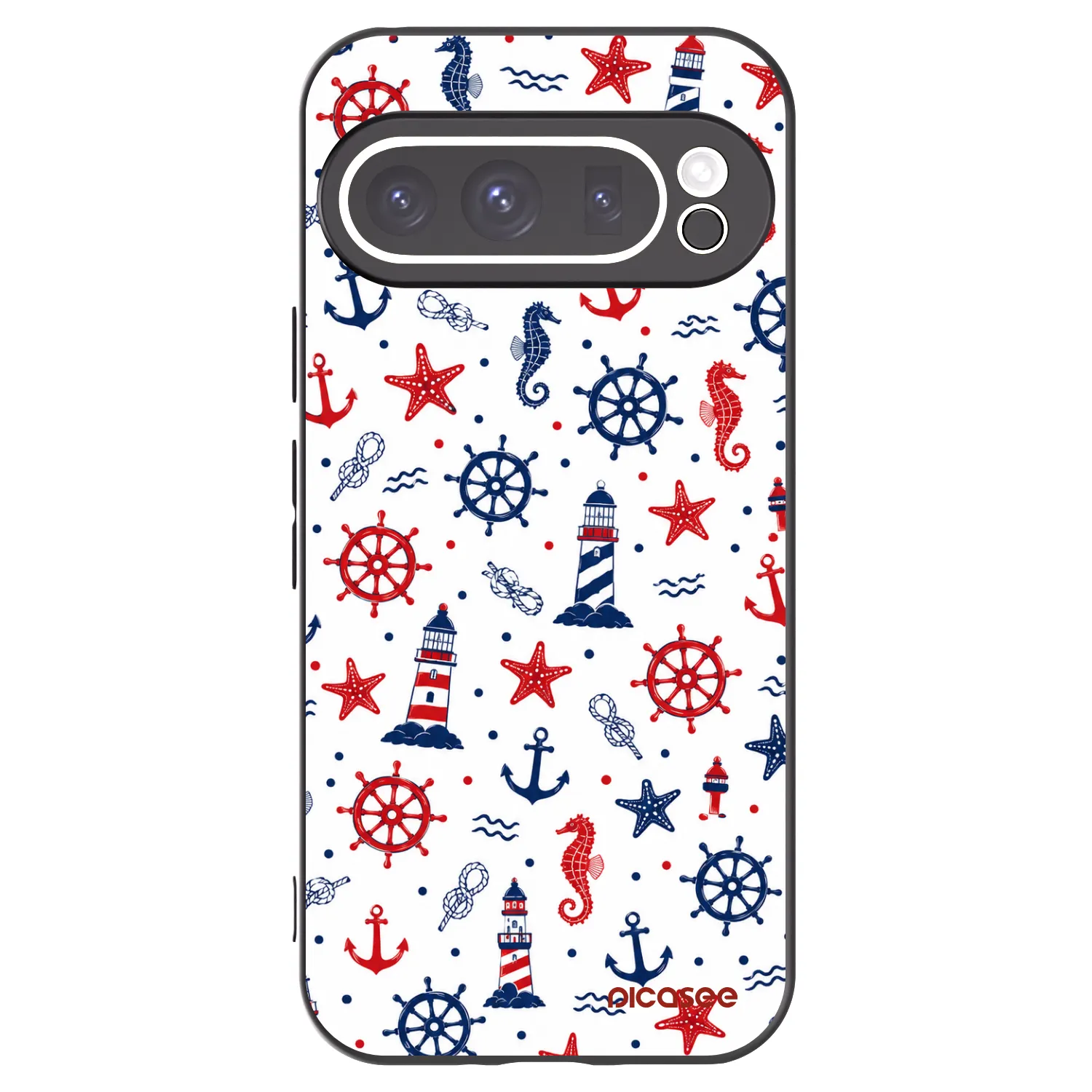 Picasee silikonový černý obal pro Google Pixel 9 Pro XL - Sailor Vibes