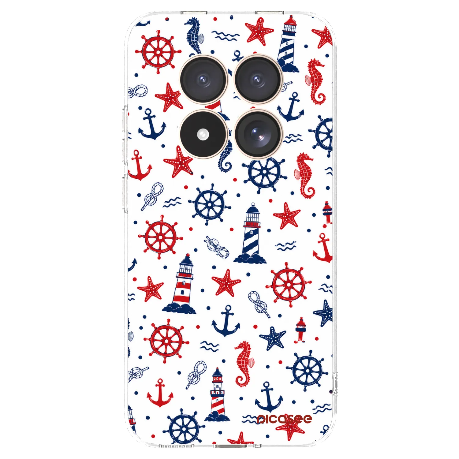 Picasee silikonový průhledný obal pro Xiaomi Redmi Note 15 Pro 4G - Sailor Vibes