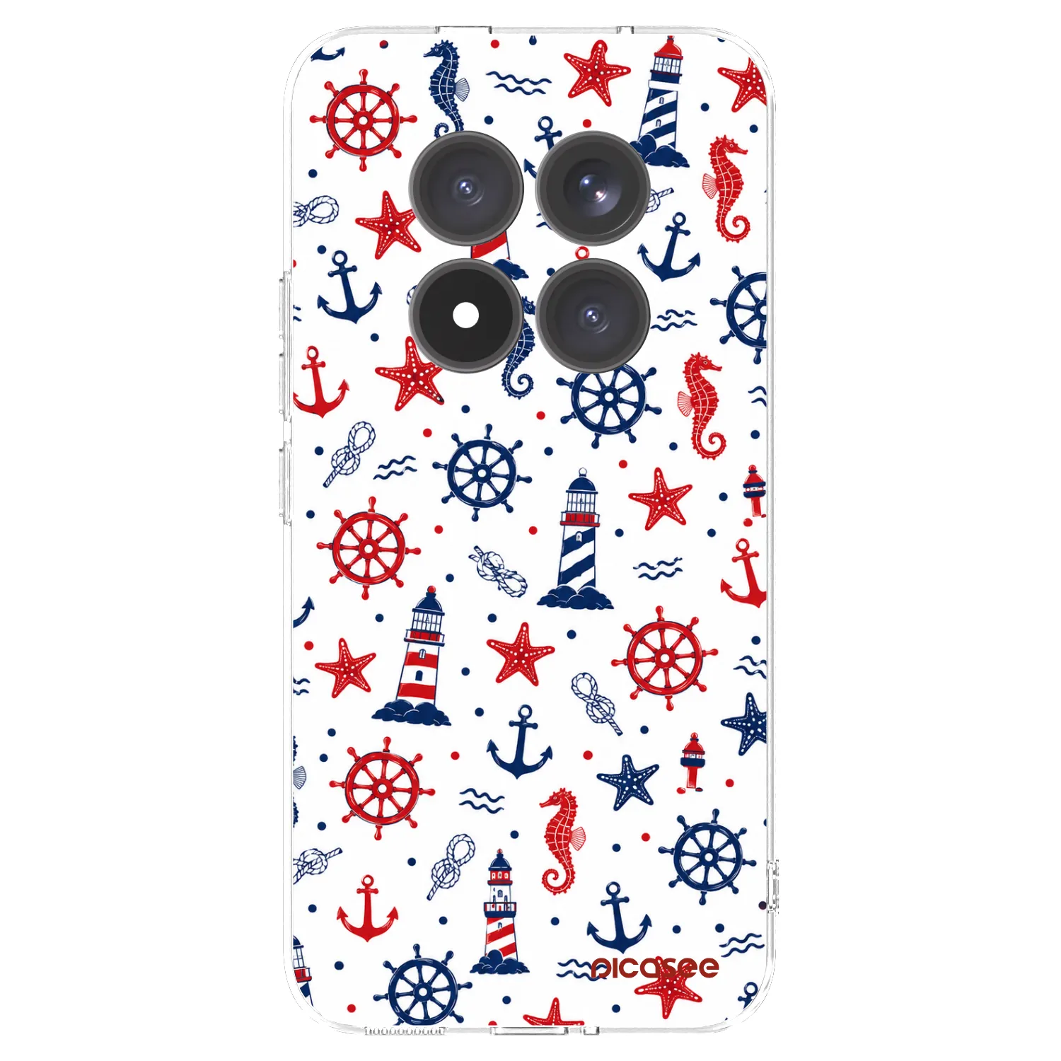 Picasee silikonový průhledný obal pro Xiaomi Redmi Note 15 Pro+ - Sailor Vibes