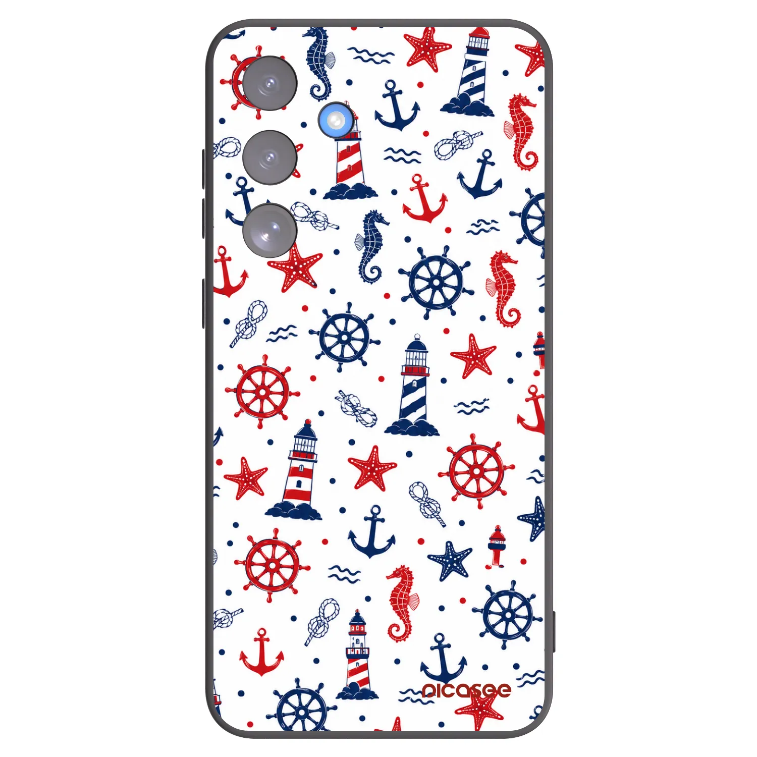 Picasee silikonový černý obal pro Samsung Galaxy S25 FE 5G - Sailor Vibes