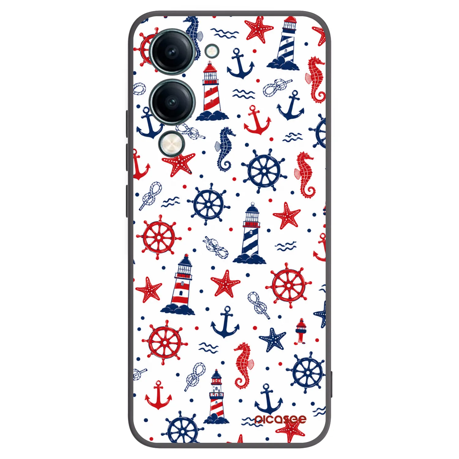 Picasee silikonový černý obal pro Vivo Y29s 5G - Sailor Vibes